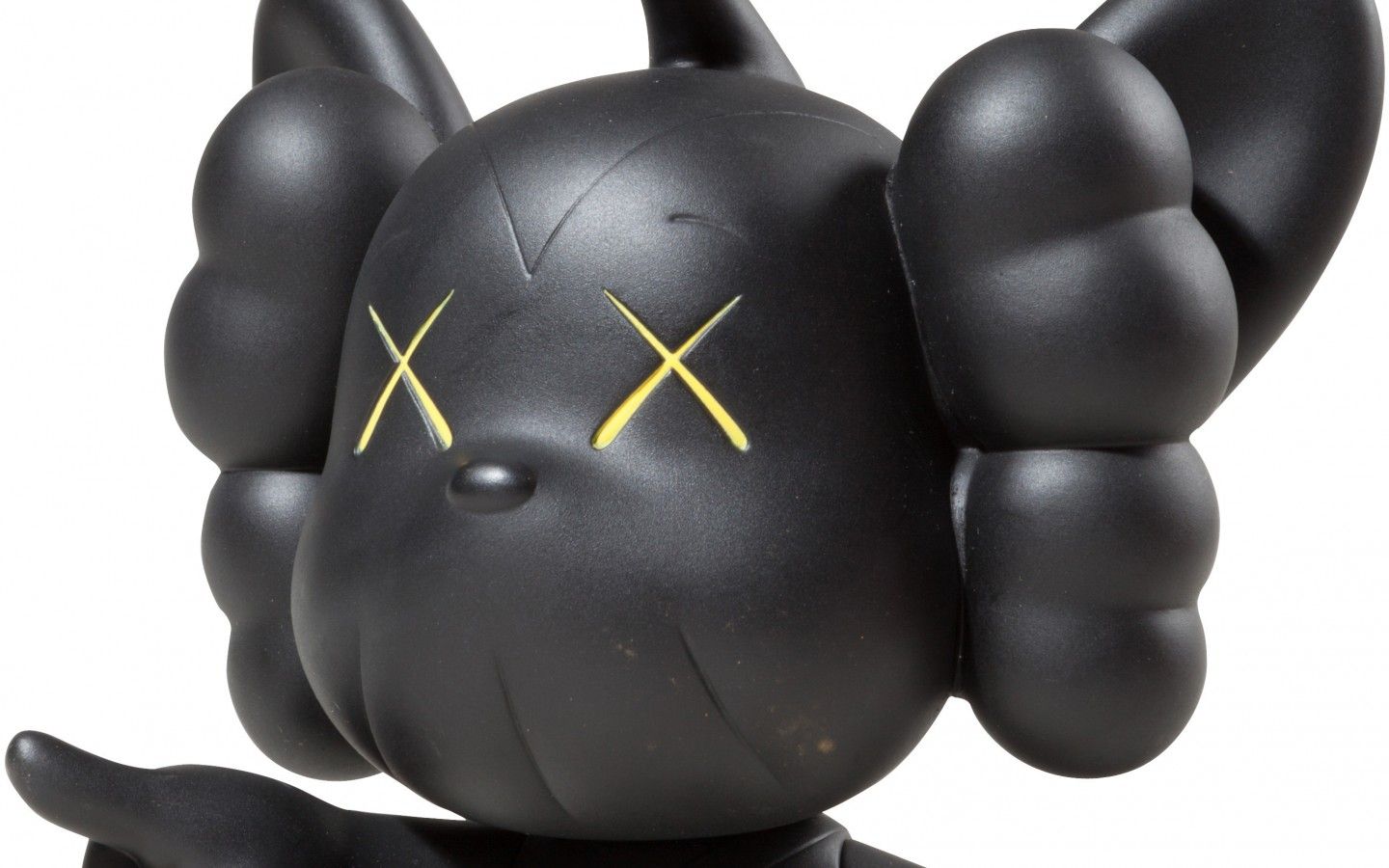 Figura KAWS Bearbrick nera, Brian Donnelly, 1440x900 HD, MacBook Pro