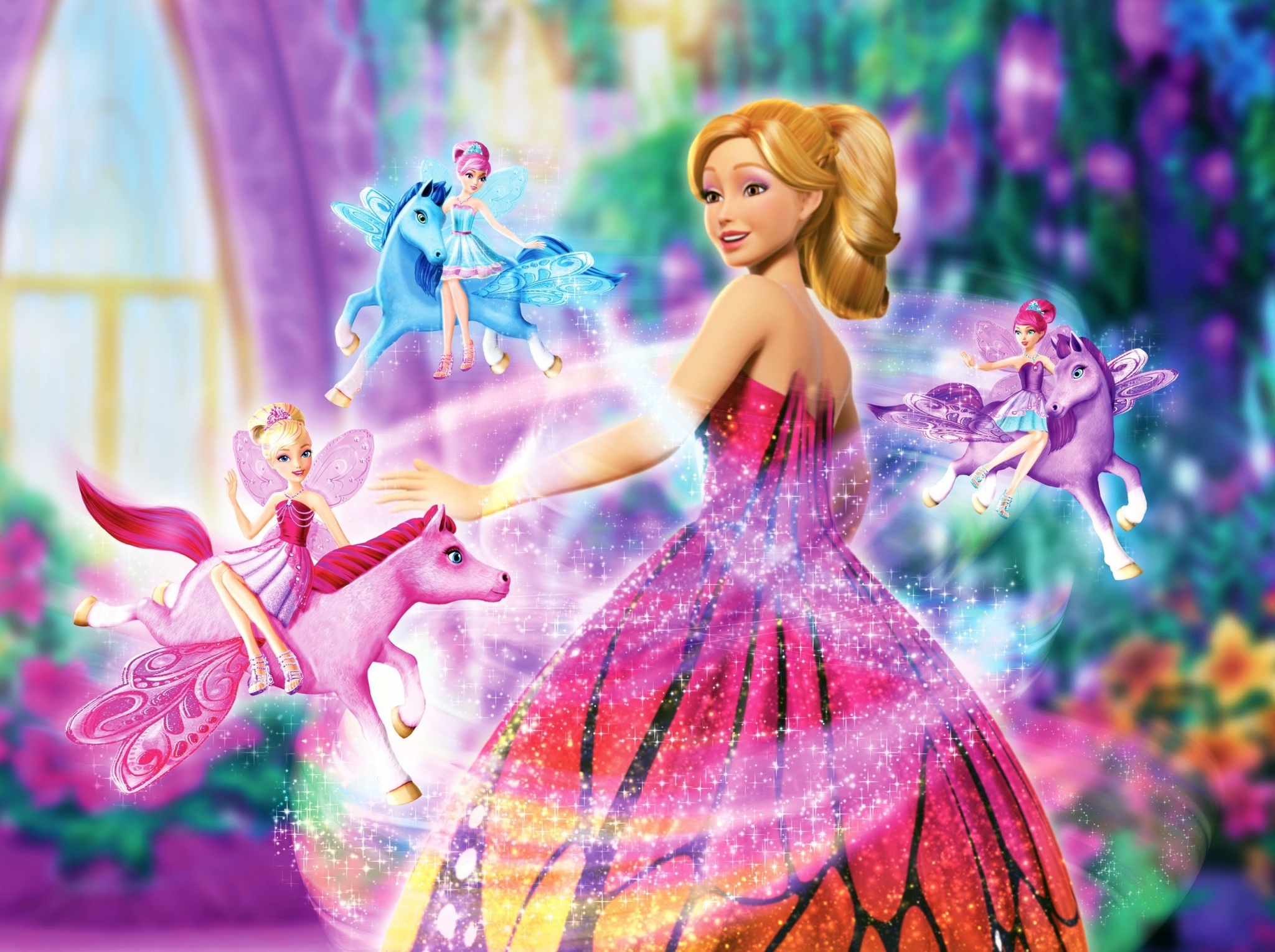 Barbie principessa con pony magici, 2048x1531 Hi-Res, PC