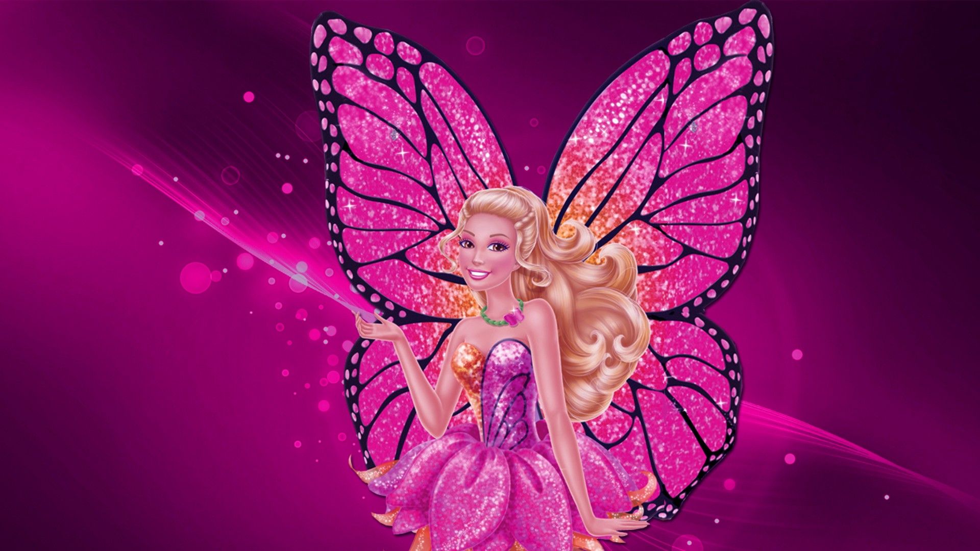 Barbie fata con ali rosa, 1920x1080 Full HD, PC
