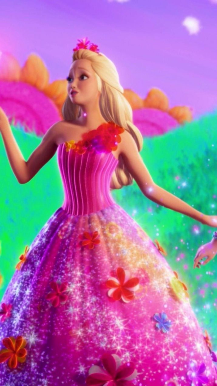 Barbie principessa vestito rosa, 715x1271 Verticale, Xiaomi