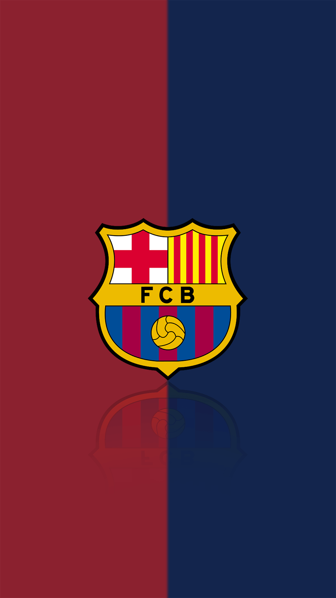 Logo FC Barcelona stemma, blaugrana, 1080x1920 Full HD Verticale, iPhone Plus