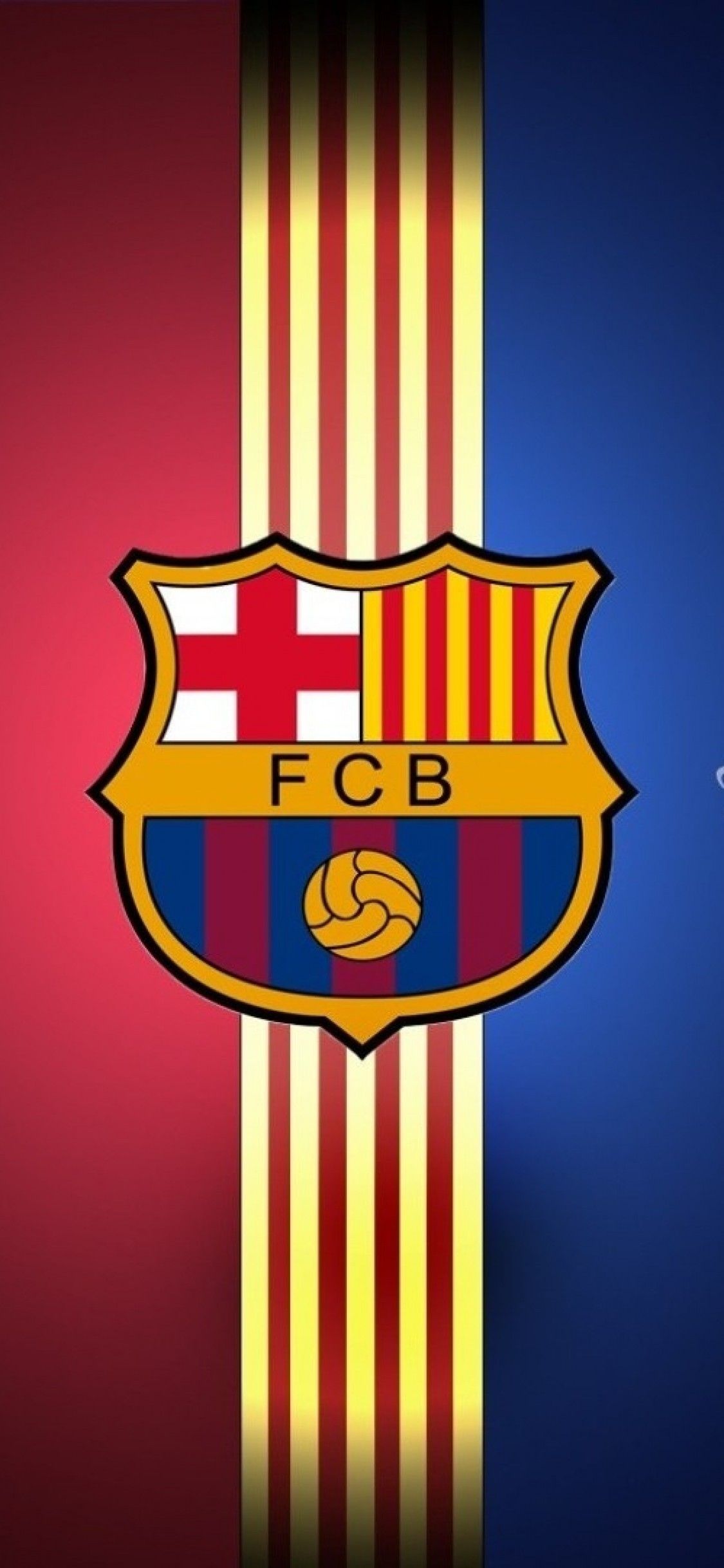 Logo FC Barcelona, 1125x2436 Verticale, iPhone Plus
