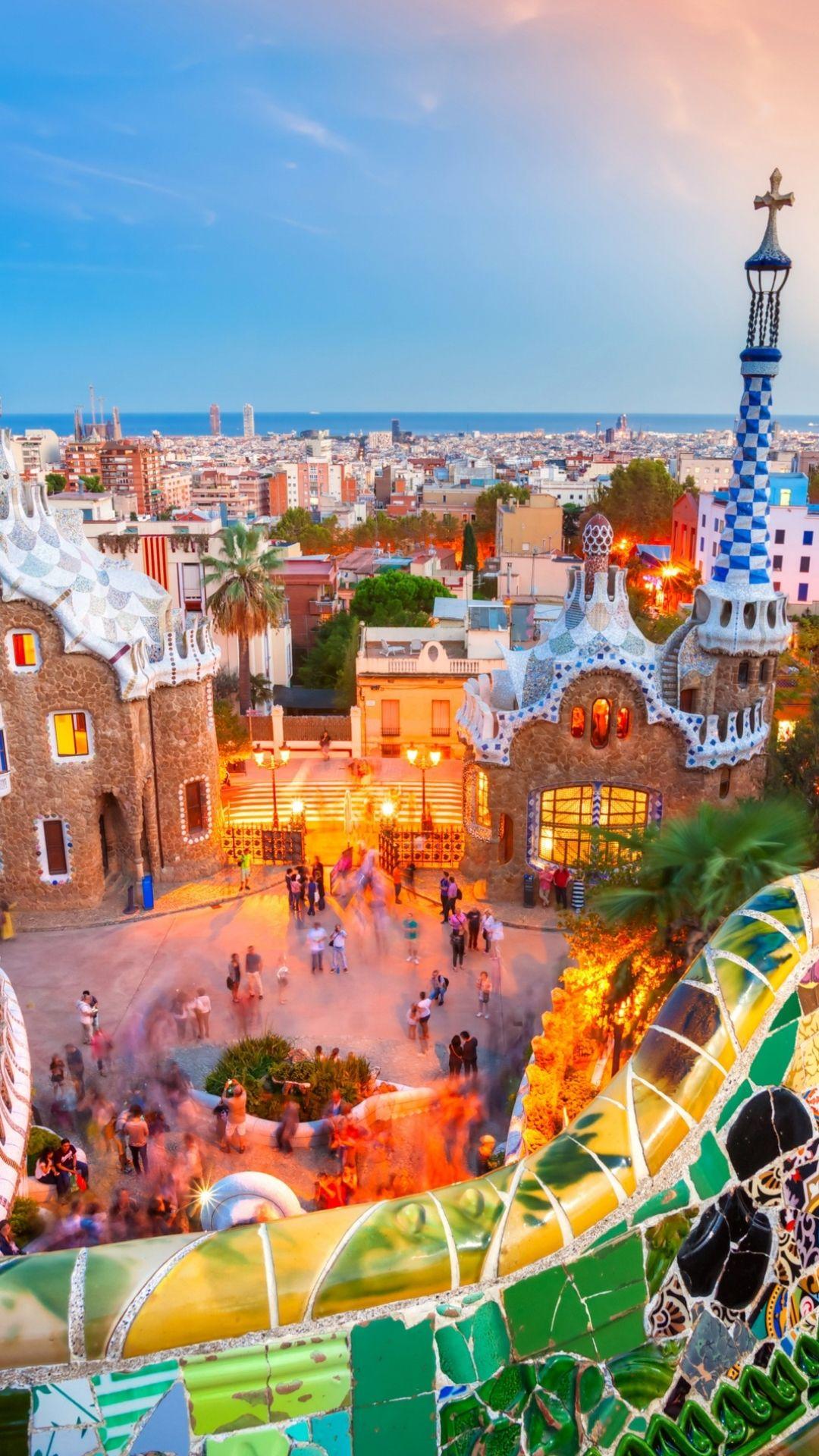 Park Güell Barcellona, Liga, 1080x1920 Full HD Verticale, iPhone Air