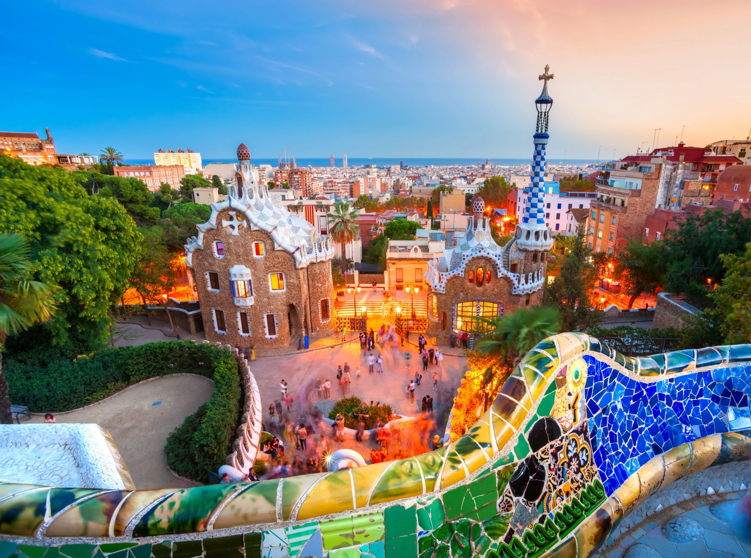 Park Güell Barcellona, 2560x1901 2K+, Desktop