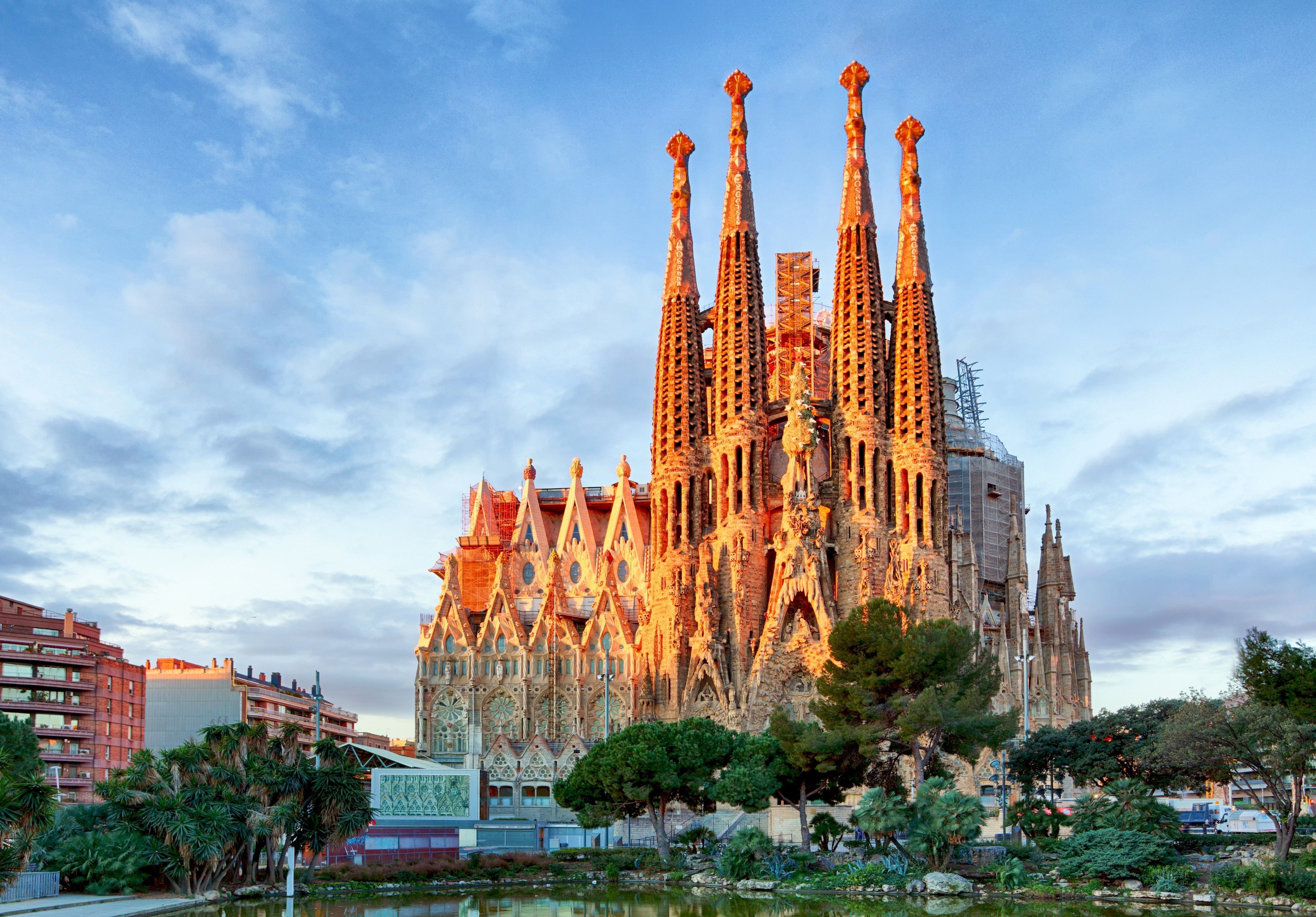 Sagrada Família Barcellona, FC Barcelona, 4393x3060 4K Ultra HD, Monitor 4K
