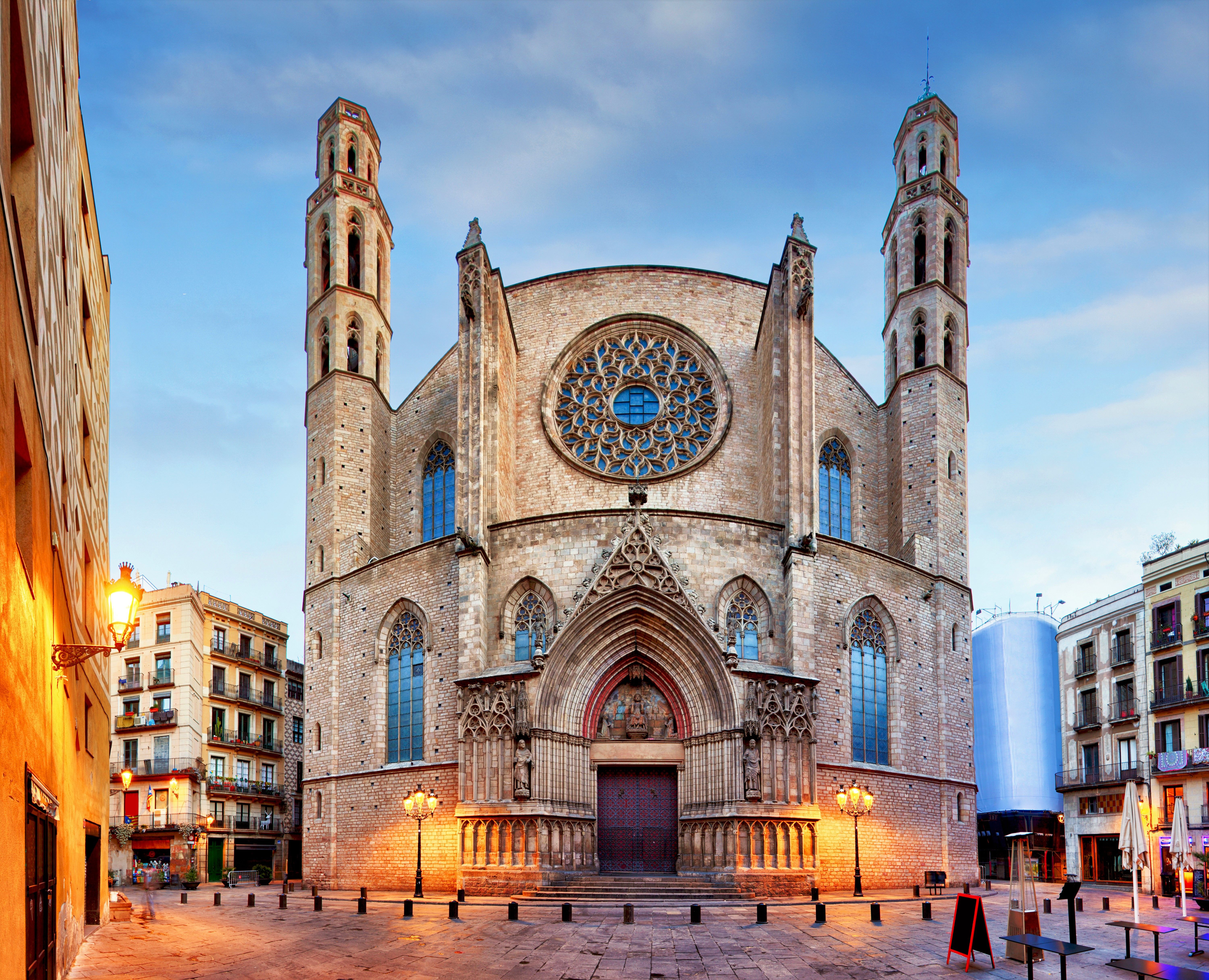 Chiesa Santa Maria del Mar Barcellona, 6000x4865 Ultra HD, 4K TV