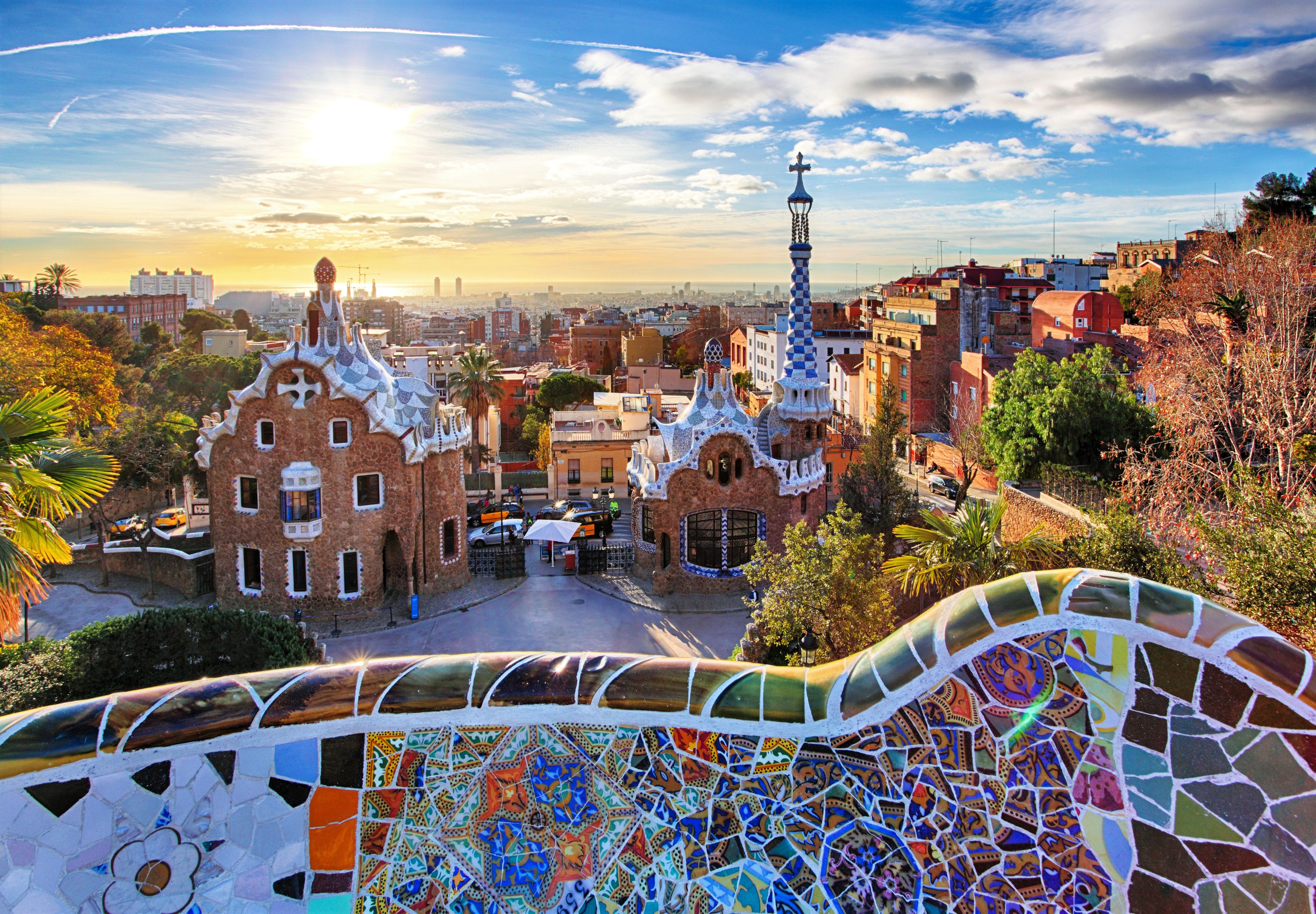 Parco Güell, Barcellona, Liga, 4318x3000 UHD, PC 4K