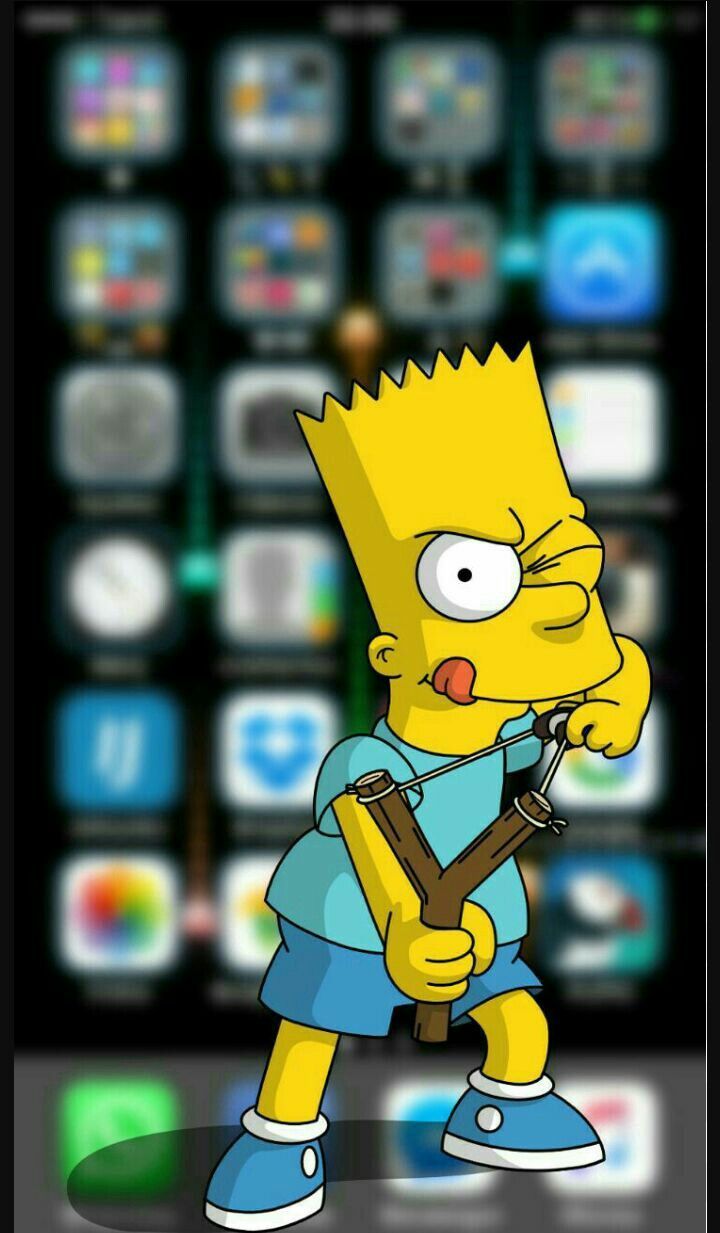 Bart Simpson dreadlocks spazio, 730x1299 Verticale, POCO