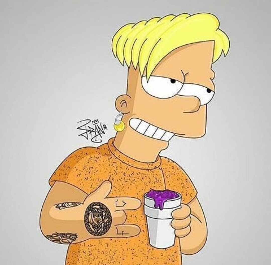 Bart Simpson tatuaggi dope, 1080x1056 HD, PC Desktop
