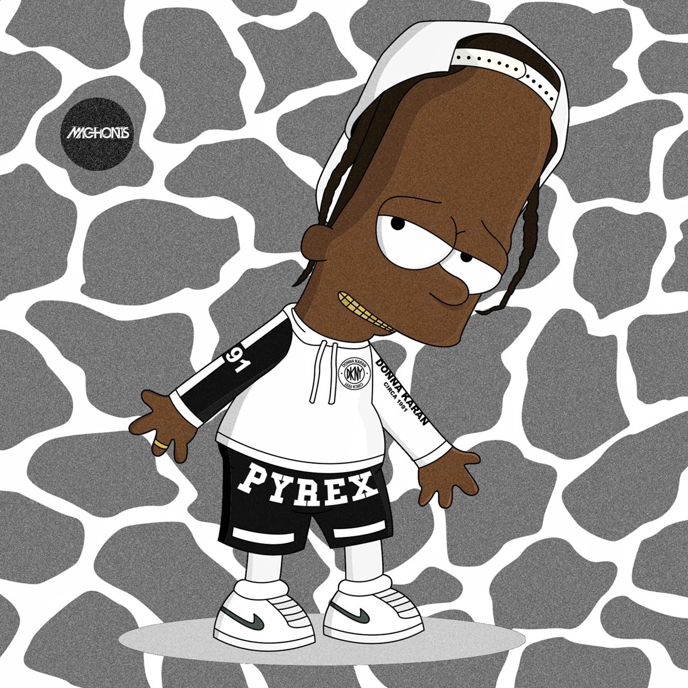 Bart Simpson stile hypebeast, 1080x1075 HD, Desktop