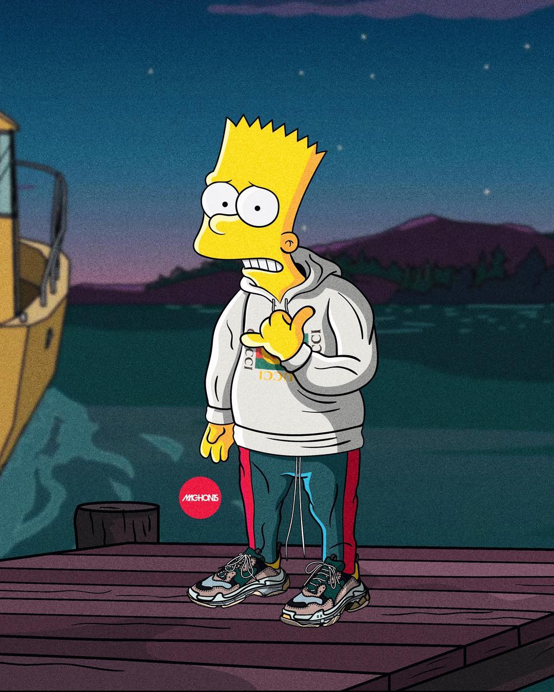 Personaggio hip-hop con felpa Supreme, streetwear, 1080x1080 HD, Desktop