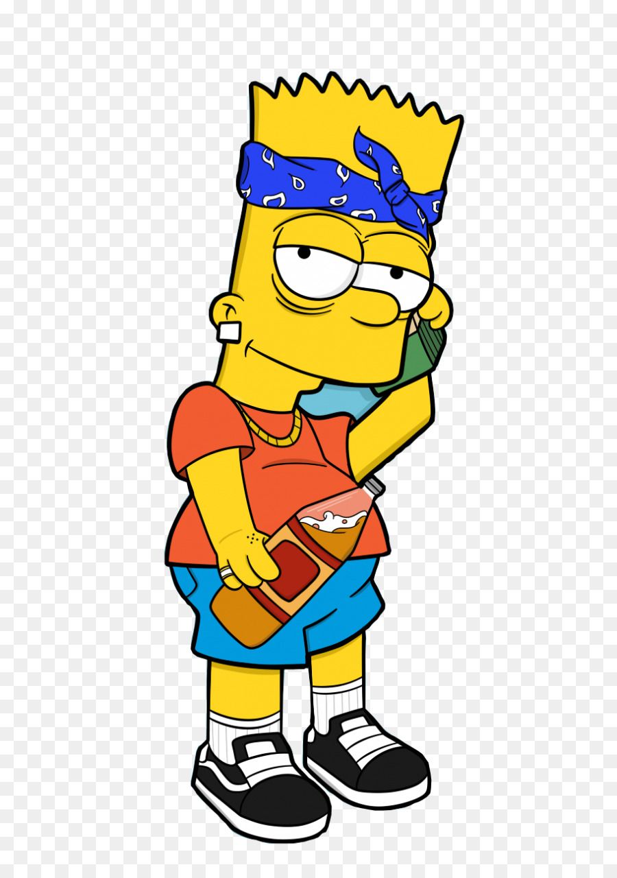Bart Simpson gangster stile, 900x1280 Full HD Verticale, Smartphone