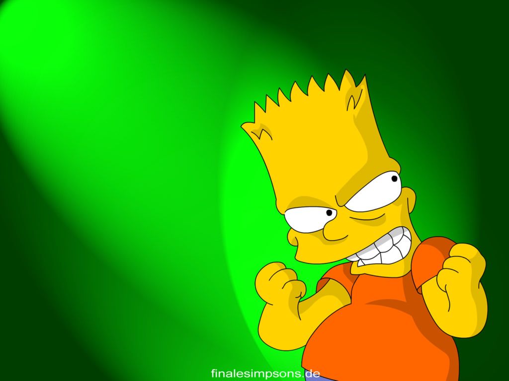Bart Simpson con fucile mitragliatore, 1024x768 HD, PC