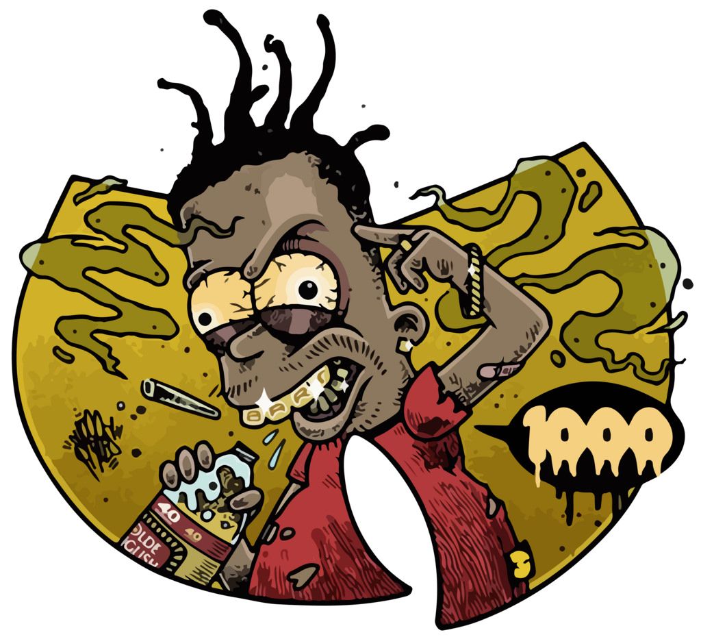 Bart Simpson gangster verde, 1024x768 HD, PC