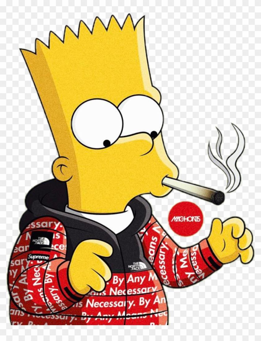 Bart Simpson Hypebeast skateboard, 2400x3840 Verticale, Telefono