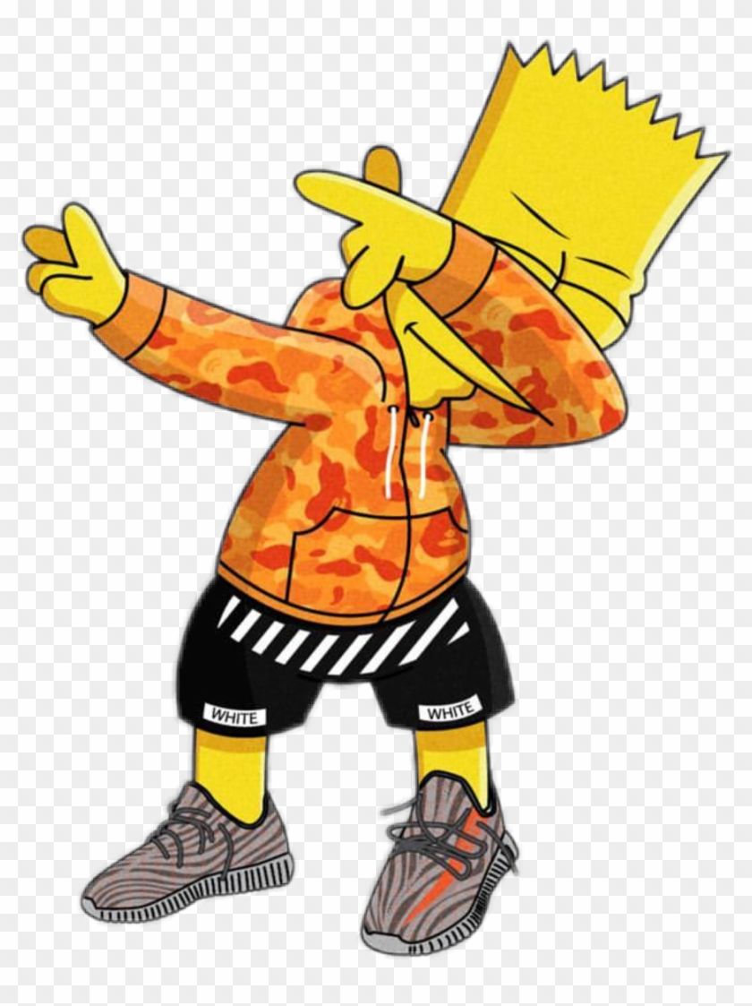 Bart Simpson Supreme Nike Takis, swoosh, 871x1200 Full HD Verticale, iPhone