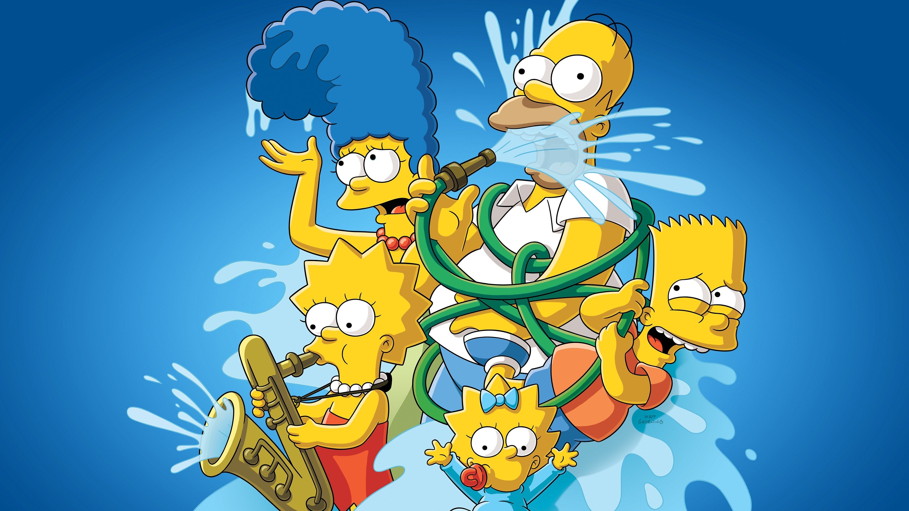 Bart Simpson Triste, serie animata, 3840x2160 UHD, PC 4K