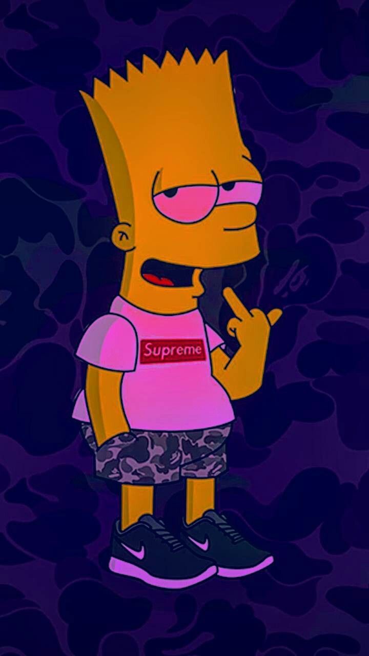 Bart Simpson Supreme Bape, 720x1280 Verticale, iPad Air