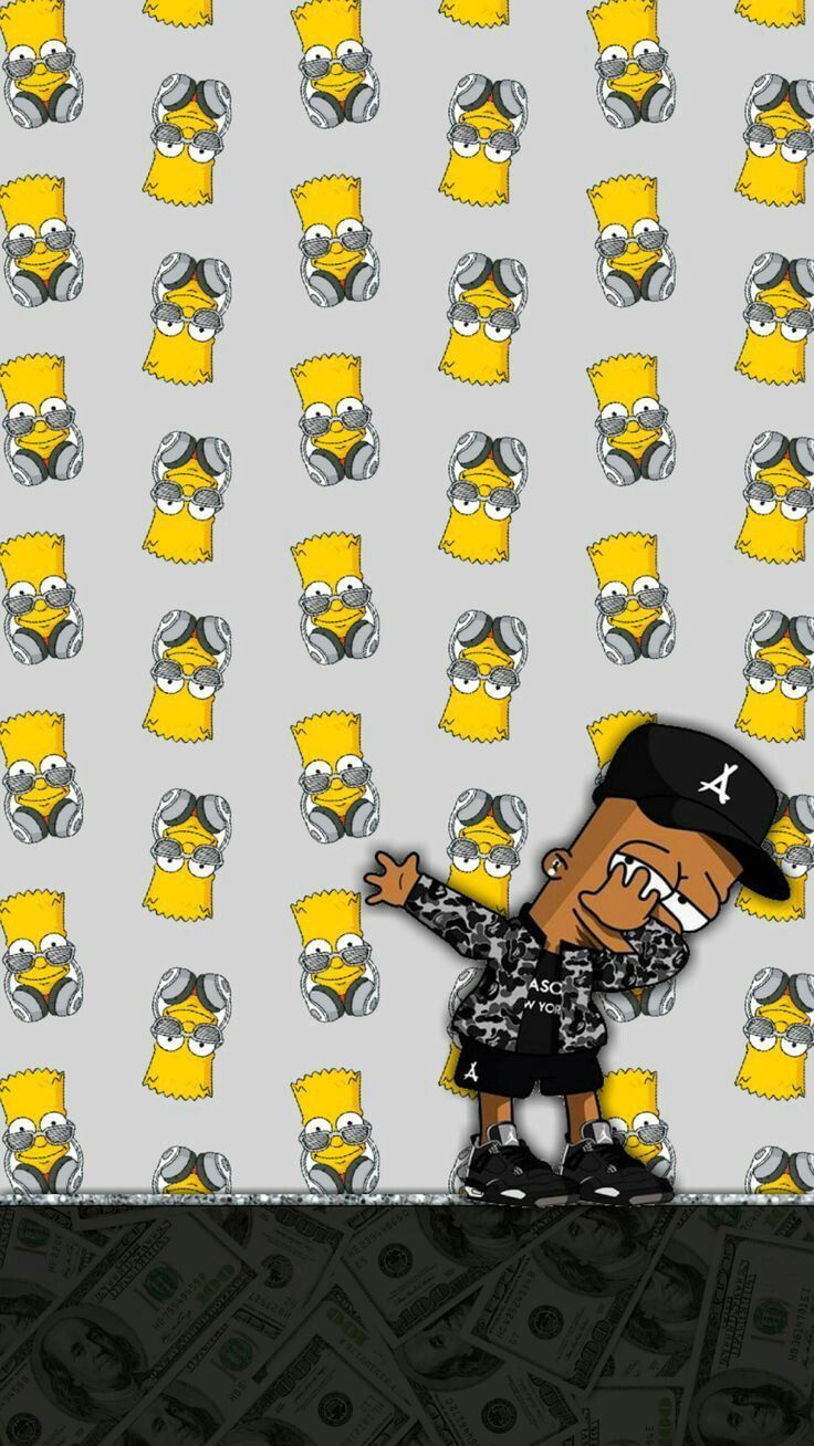 Bart Simpson subacqueo dollaro, 2560x2048 2K, Desktop