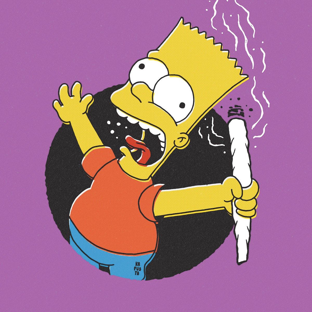 Bart Simpson dab su skateboard, 720x1280 Verticale, Mobile