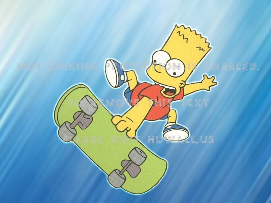 Homer e Bart Simpson skateboard, 1920x1080 Full HD, Desktop
