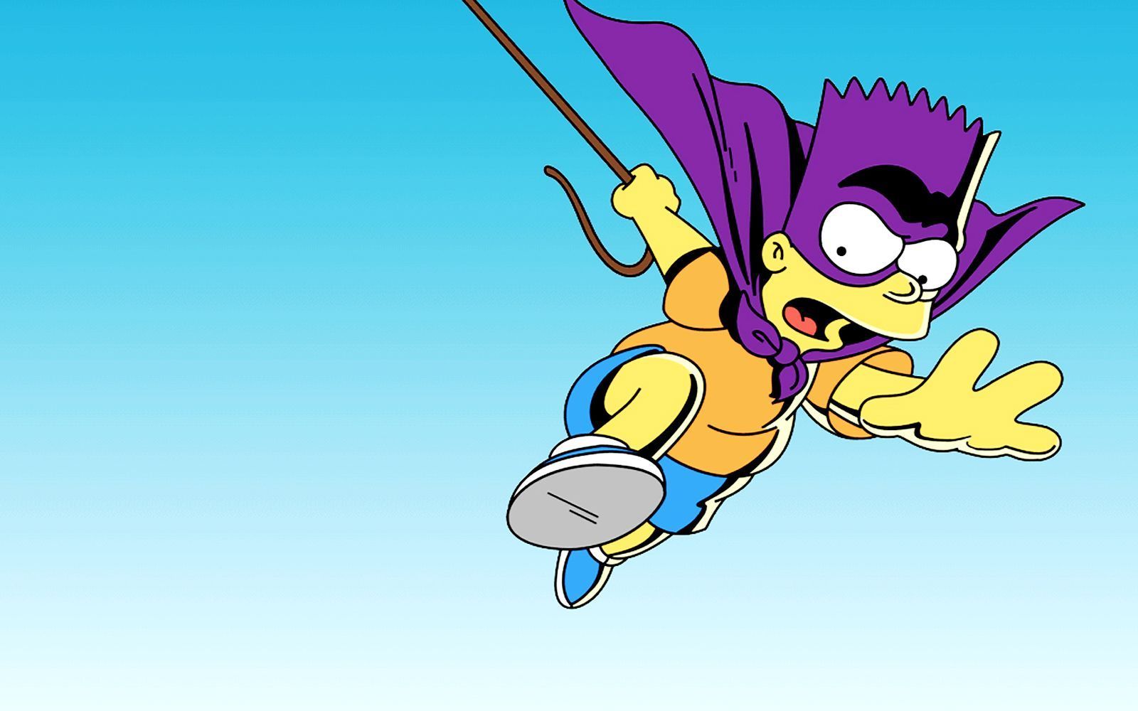 Bart Simpson supereroe volante, 1600x1000 HD, Lenovo Legion