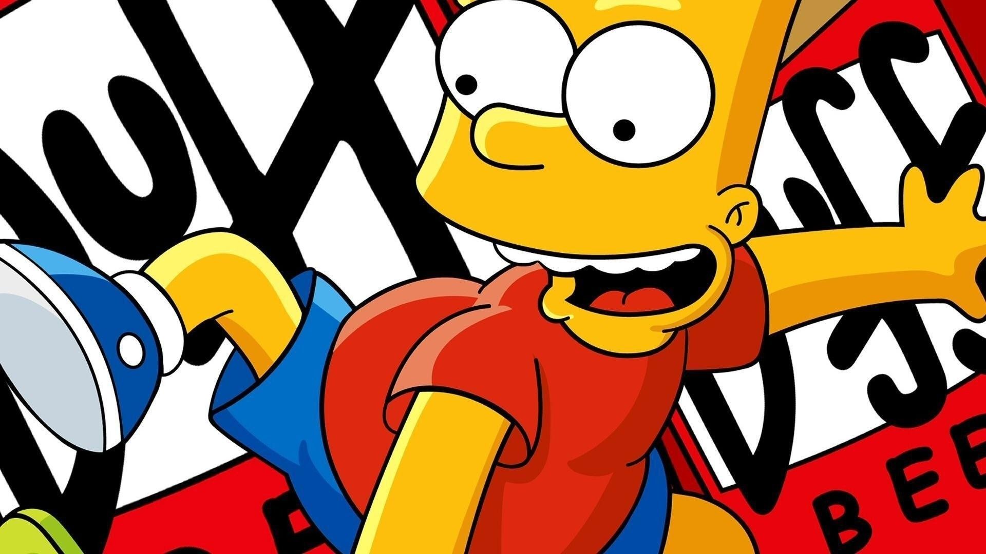 Bart Simpson salta ostacolo, 2550x3501 Verticale, Telefono