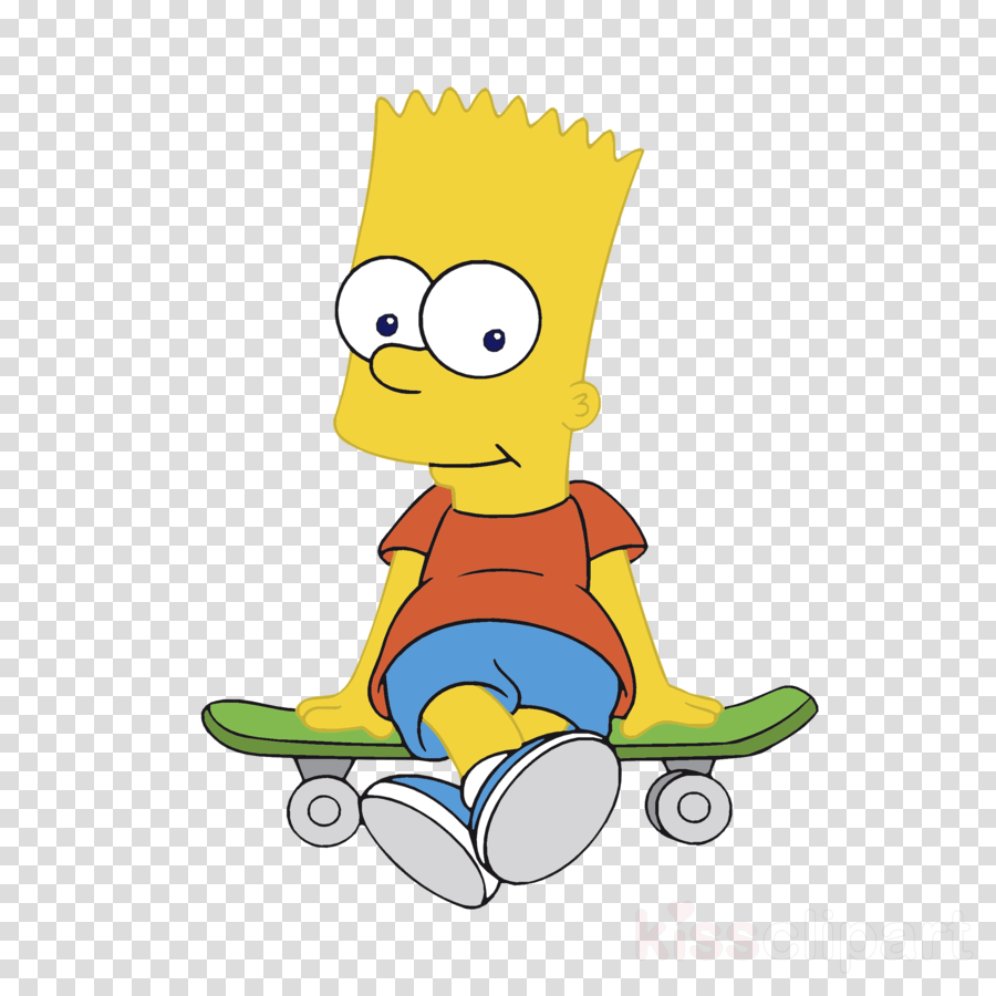 Bart Simpson skateboard fiamme, 1152x864 HD, PC