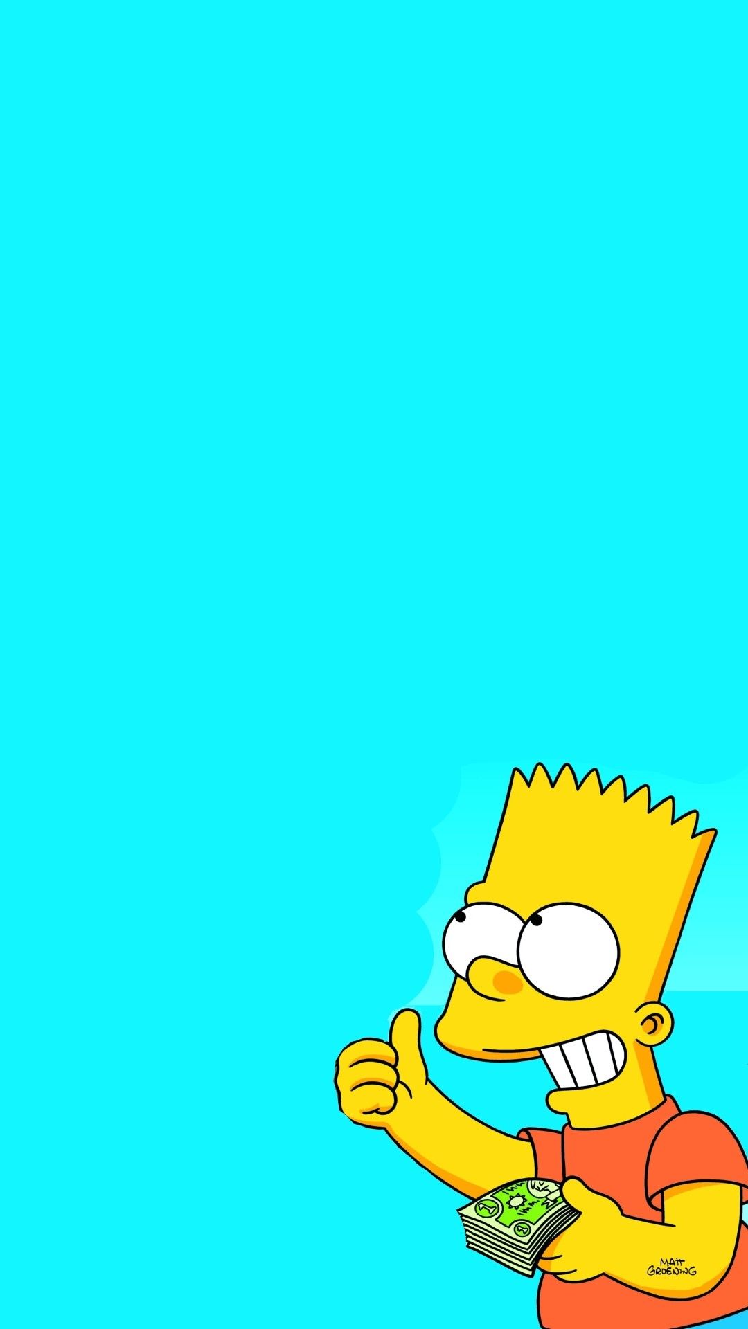 Bart Simpson con skateboard, 750x1334 Full HD Verticale, iPhone