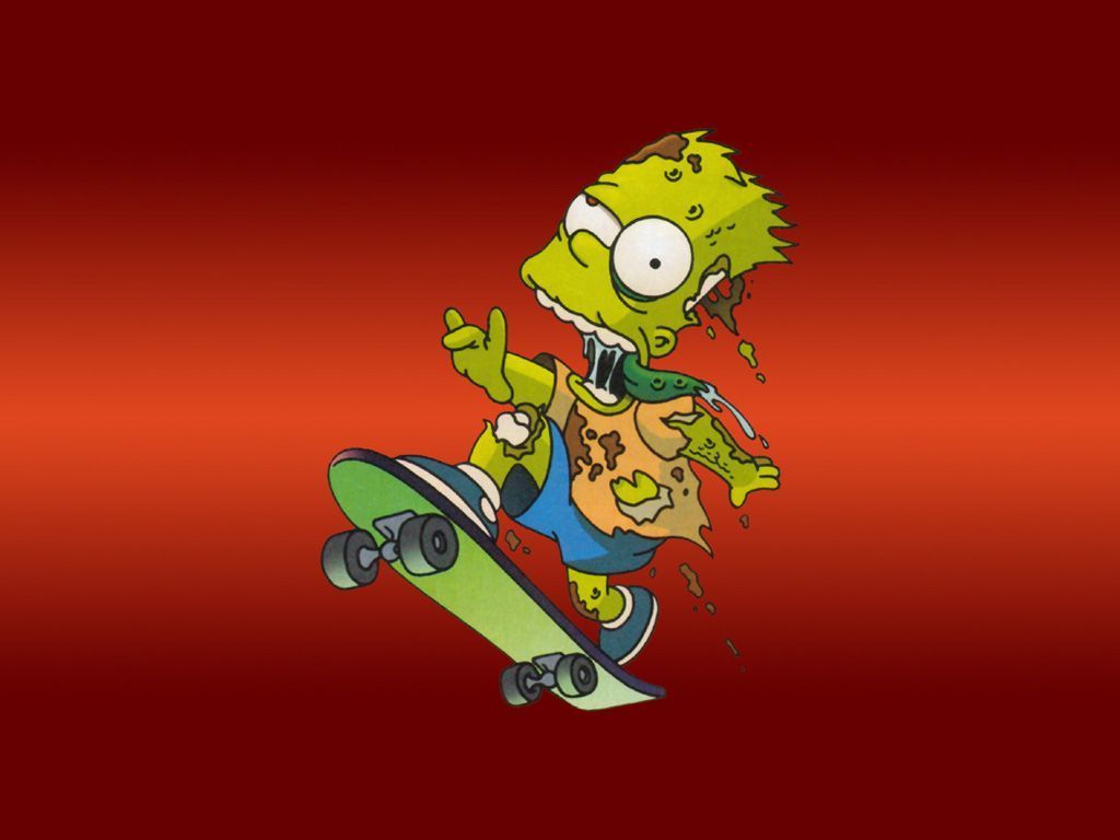 Personaggio cartoon con skateboard viola, 1080x1920 Full HD Verticale, iPhone