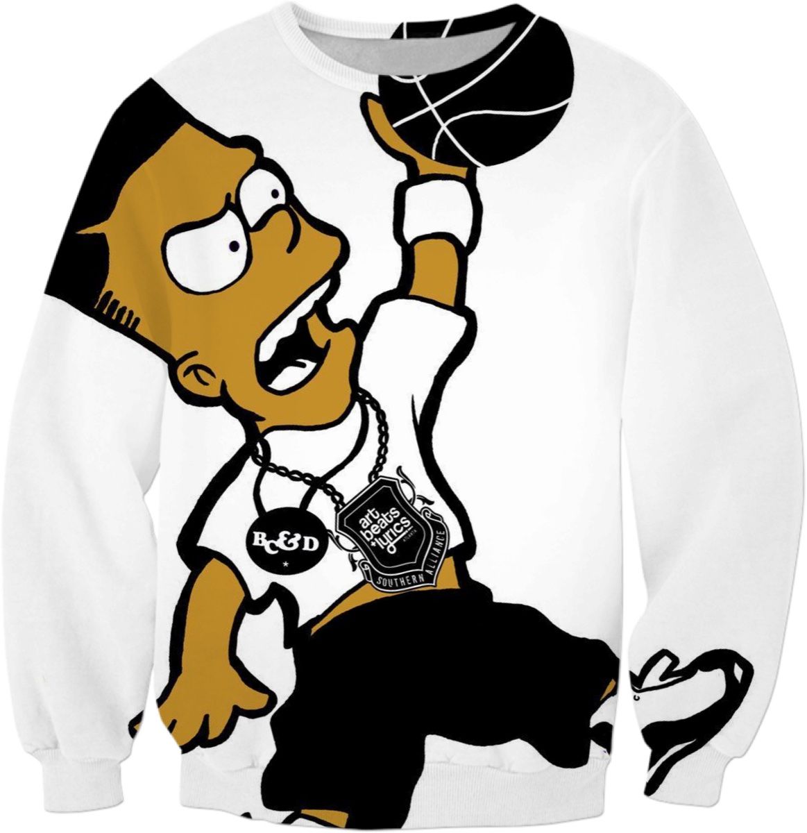 Bart Simpson in Stile Hood, 2289x2289 2K, PC