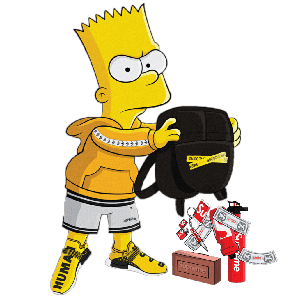 Bart Simpson stile hood urbano, 1024x1024 HD, Laptop