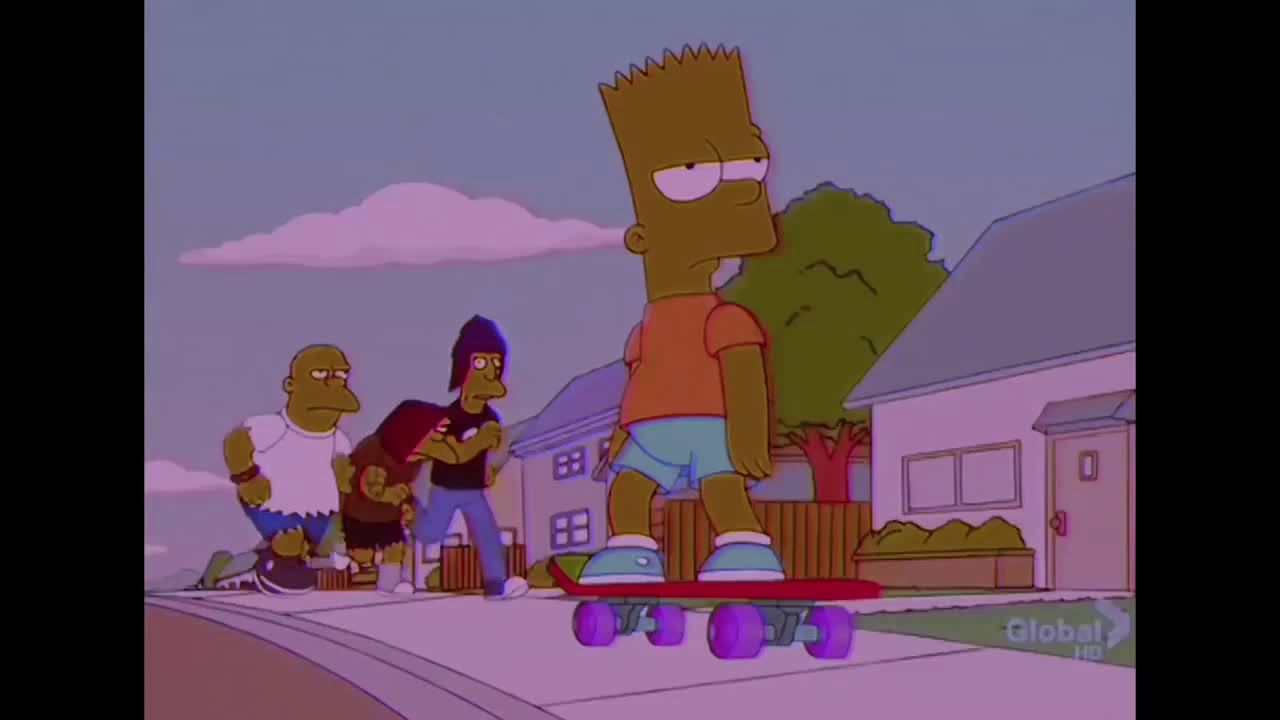Bart Simpson triste letto, 1280x720 720p, PC