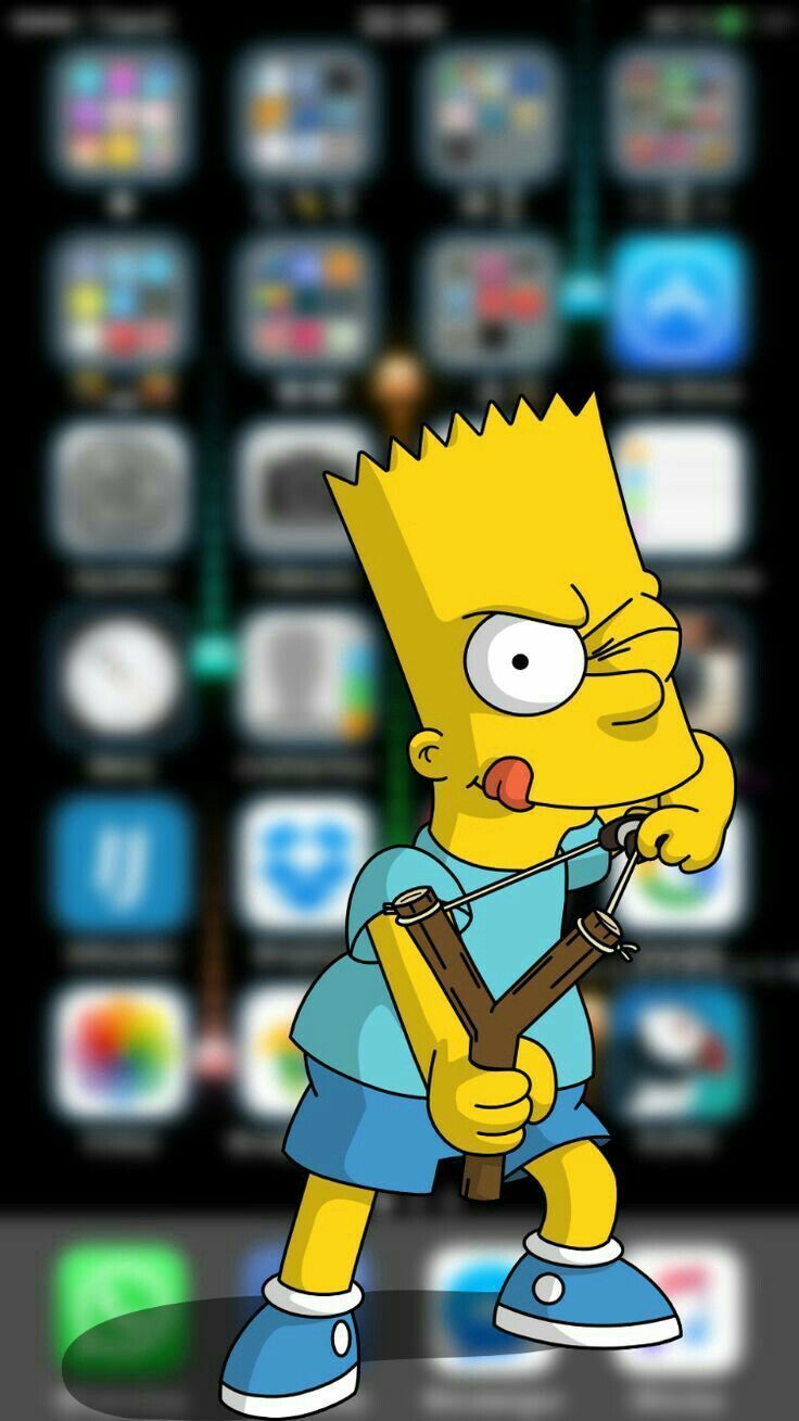 Bart Simpson triste collage, 750x1124 Verticale, iPhone Pro