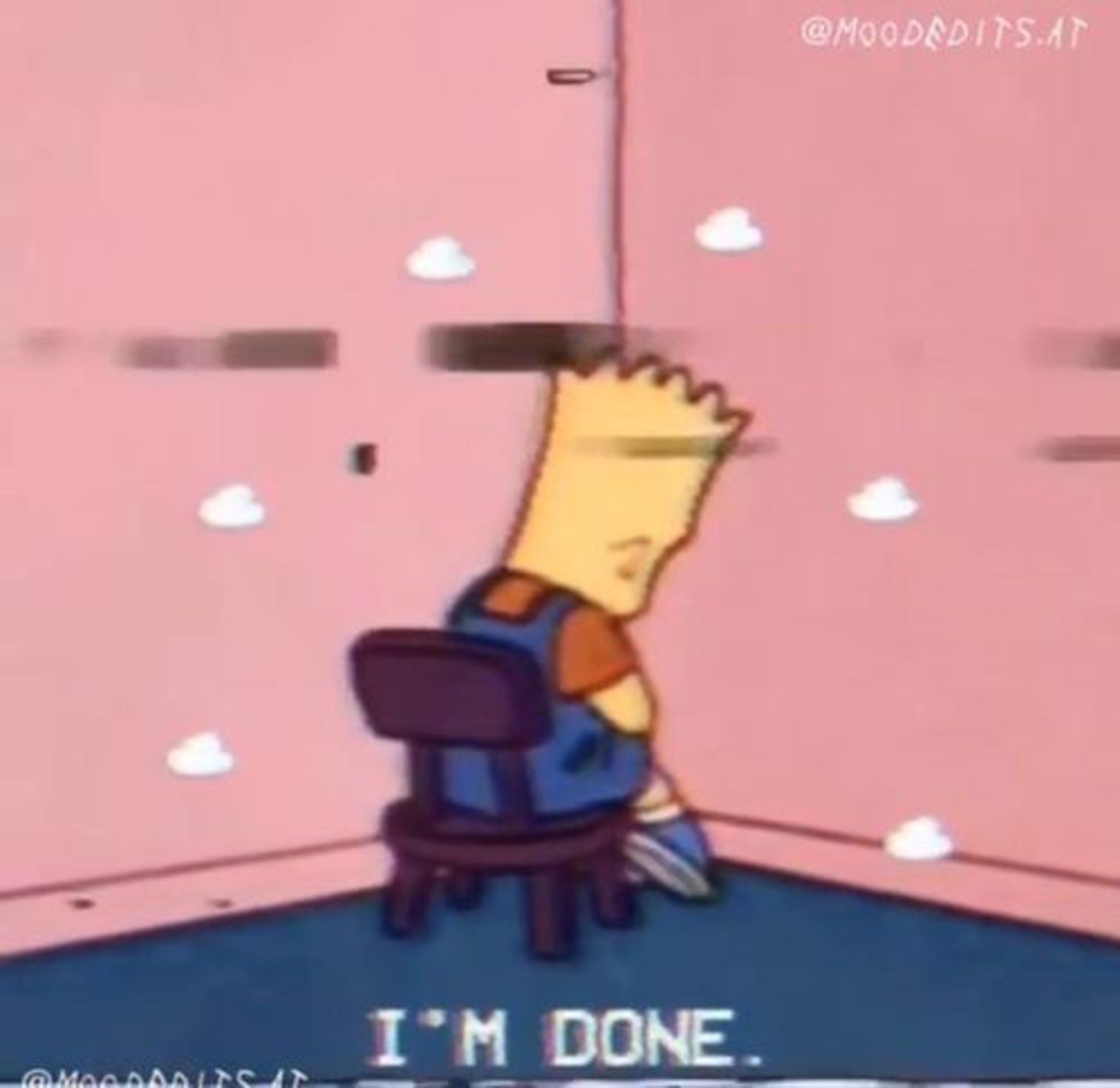 Lisa Simpson triste sfondo blu, 720x1280 Verticale, iPhone