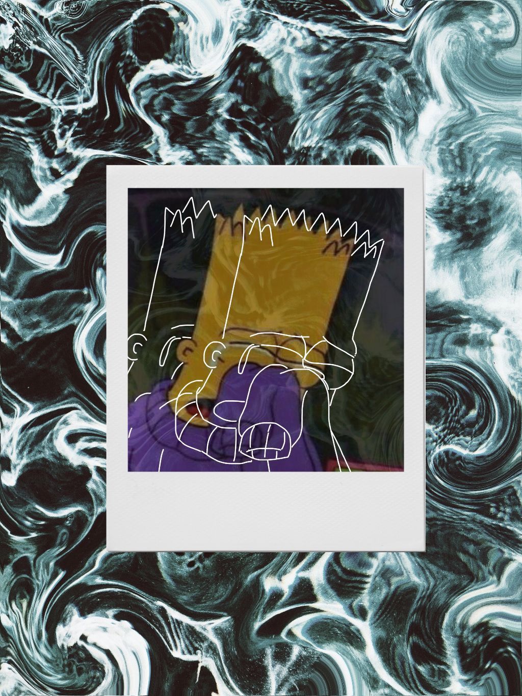 Lisa Simpson urlo vaporwave, 1280x720 720p, iMac