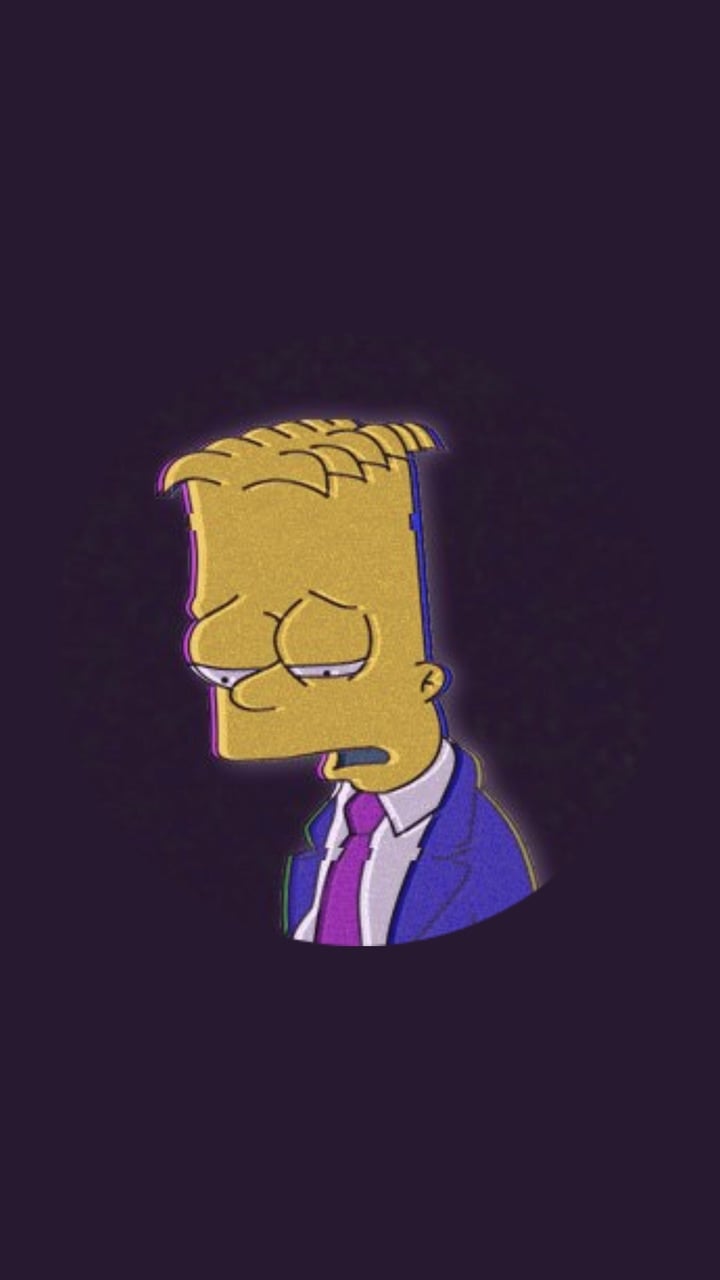 Bart Simpson triste completo, 720x1280 Verticale, Mobile