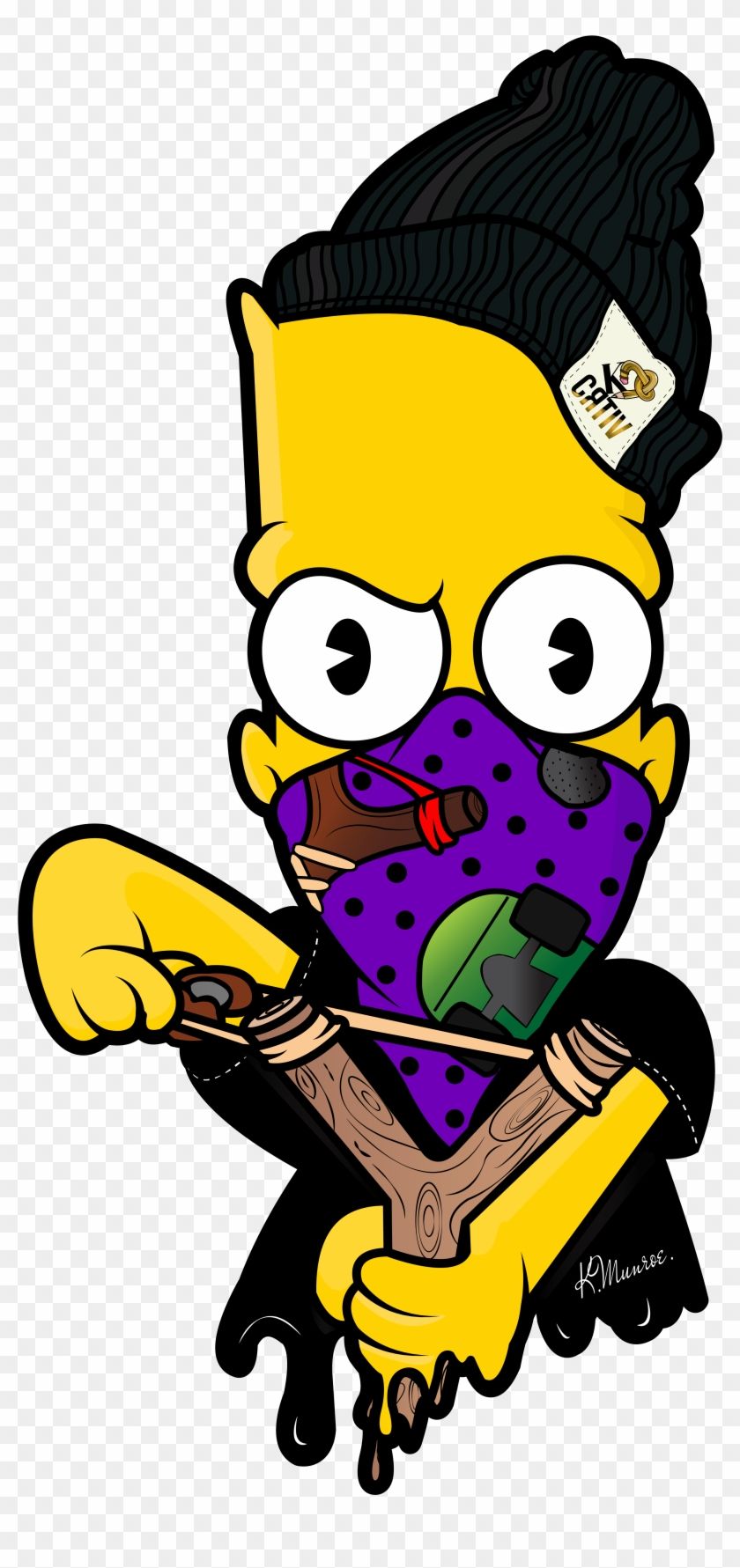 Bart Simpson Hypebeast Supreme, 736x1308 Verticale, Xiaomi