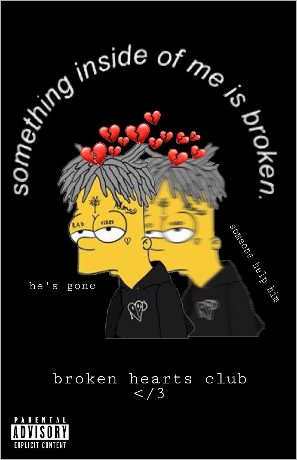 Bart Simpson triste con bandana, 840x1781 Full HD Verticale, Smartphone