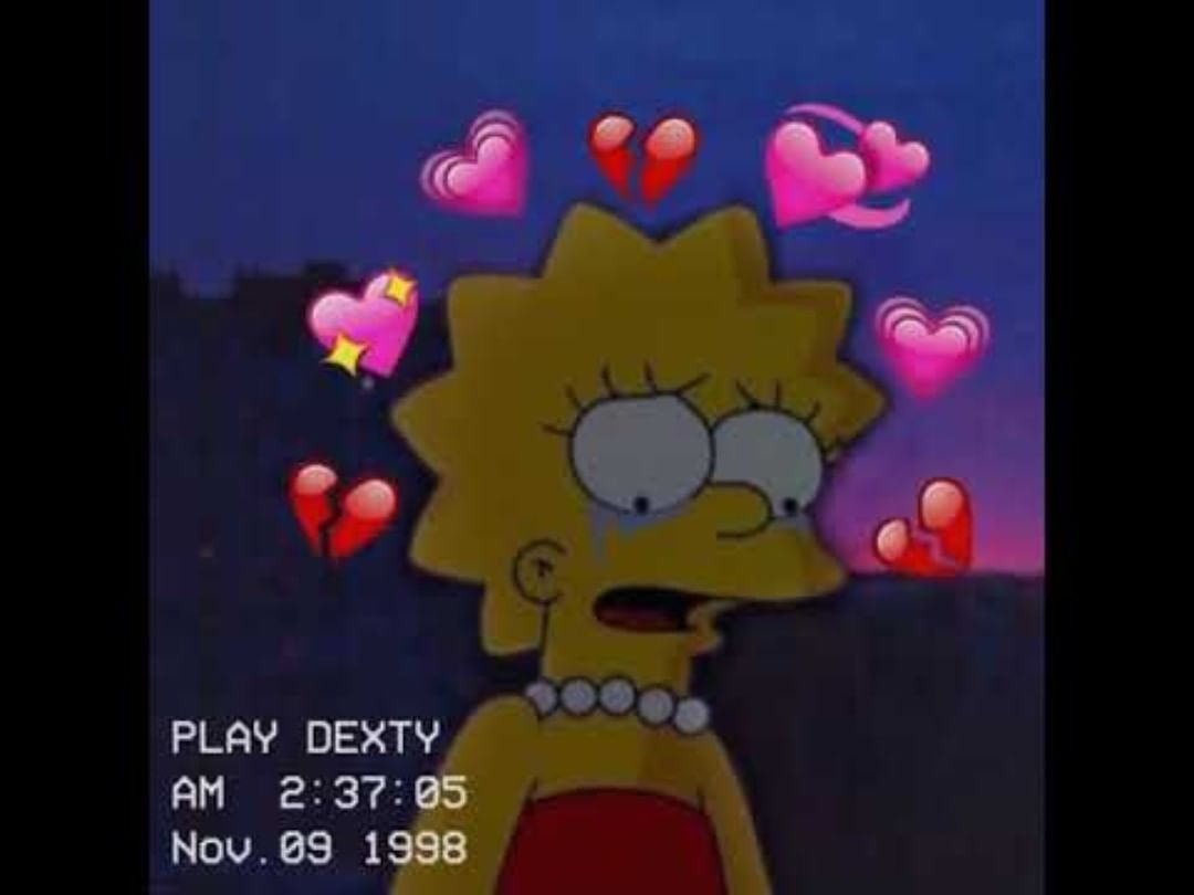Bart Simpson triste piange, 720x1280 Verticale, Telefono