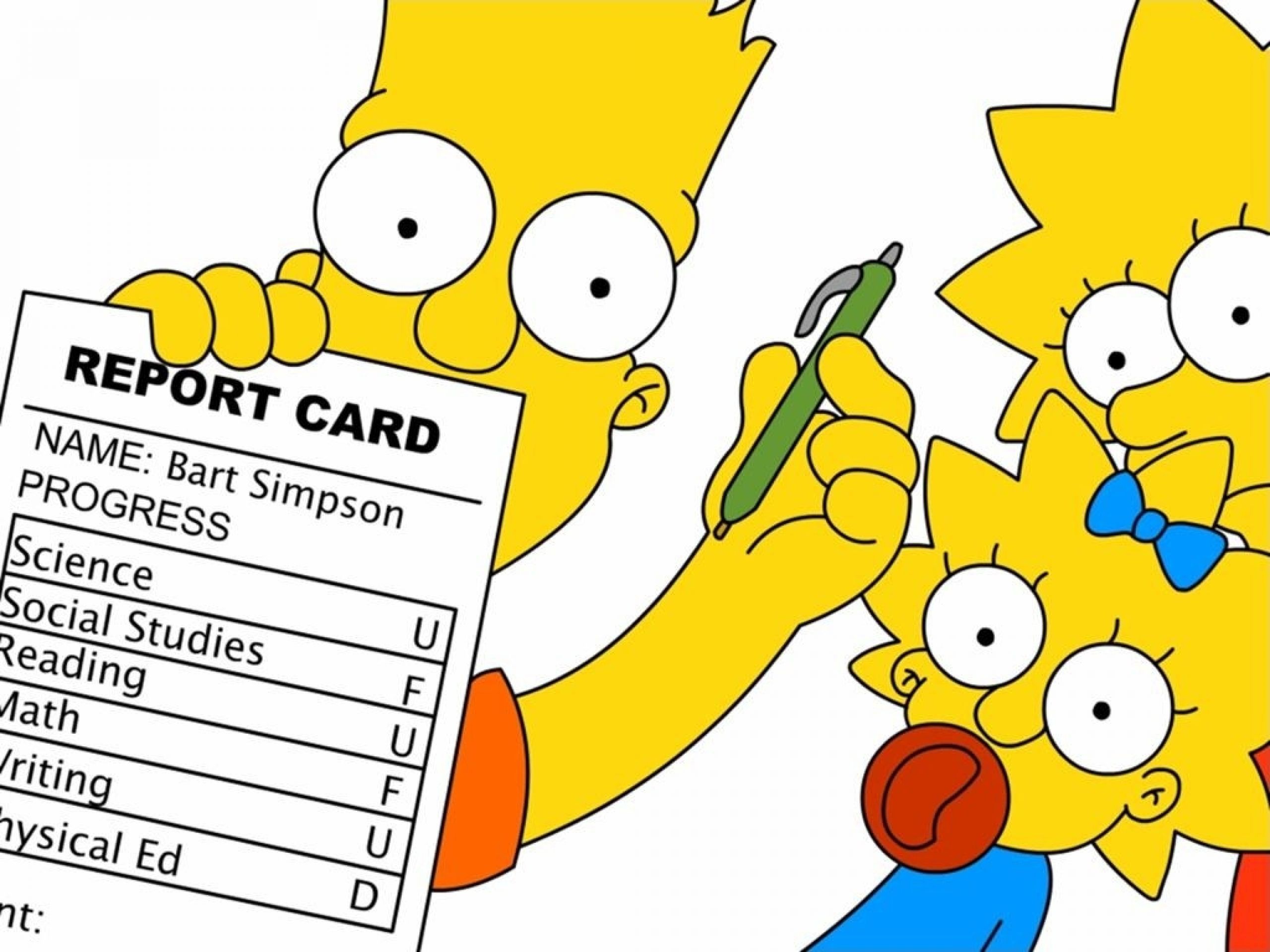 Bart e Homer Simpson litigano, 1024x768 HD, PC Desktop