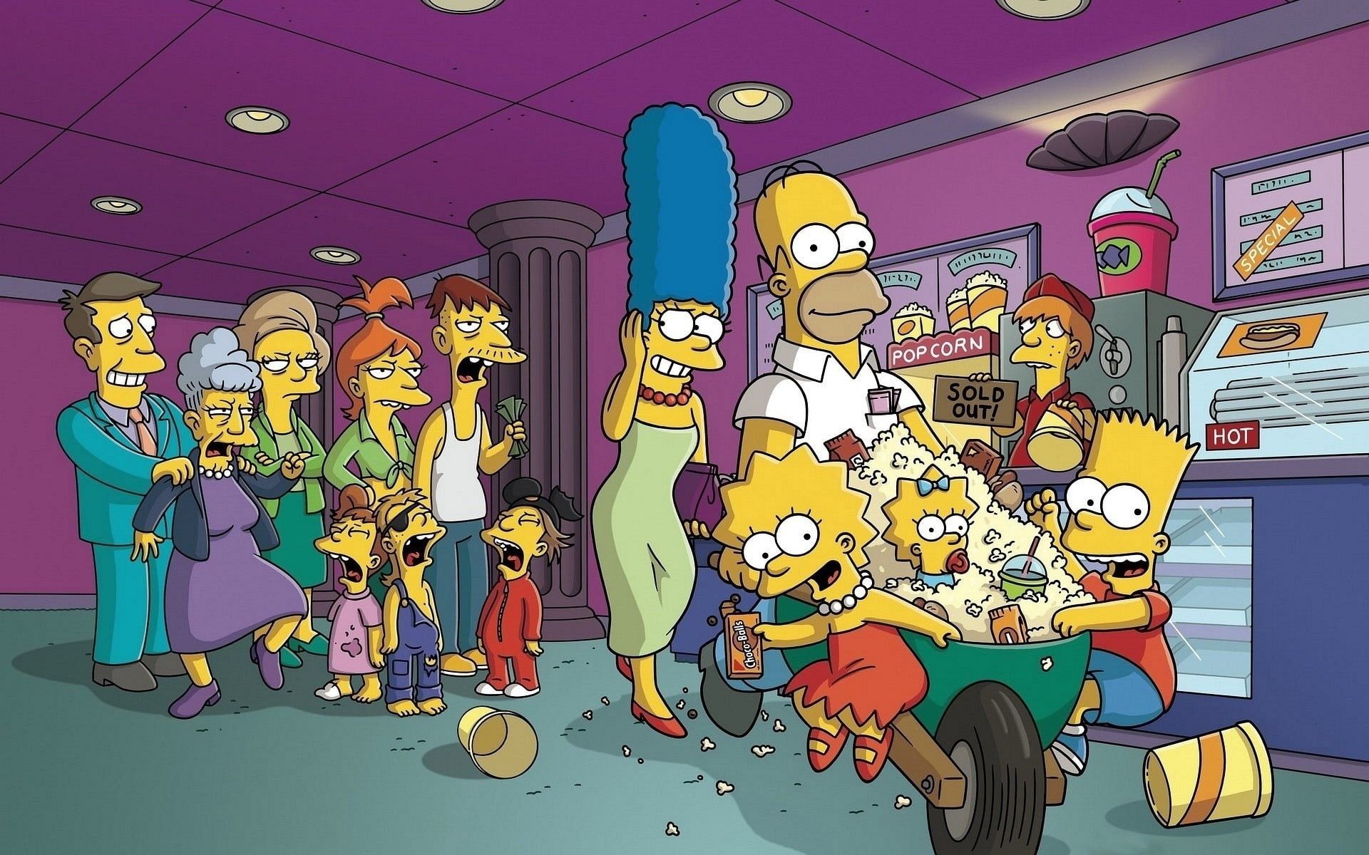 Famiglia Simpson negozio Kwik-E-Mart, 1920x1200 Full HD+, Desktop