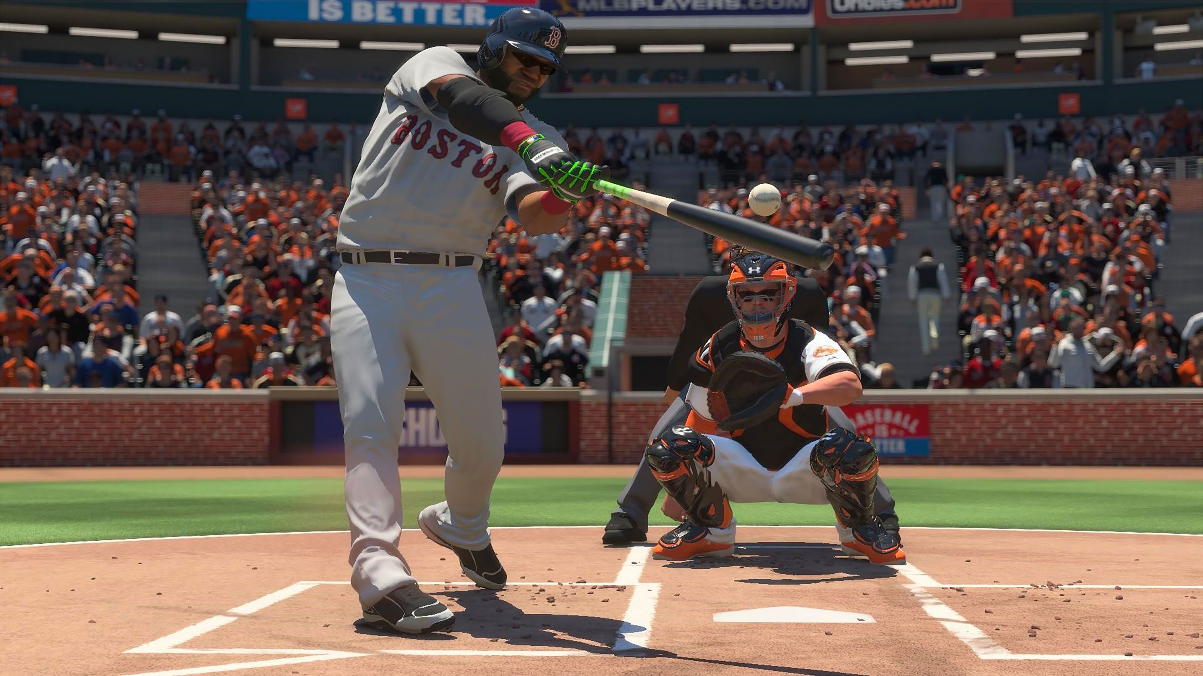 Palla da baseball su legno, 1920x1200 WUXGA, PC