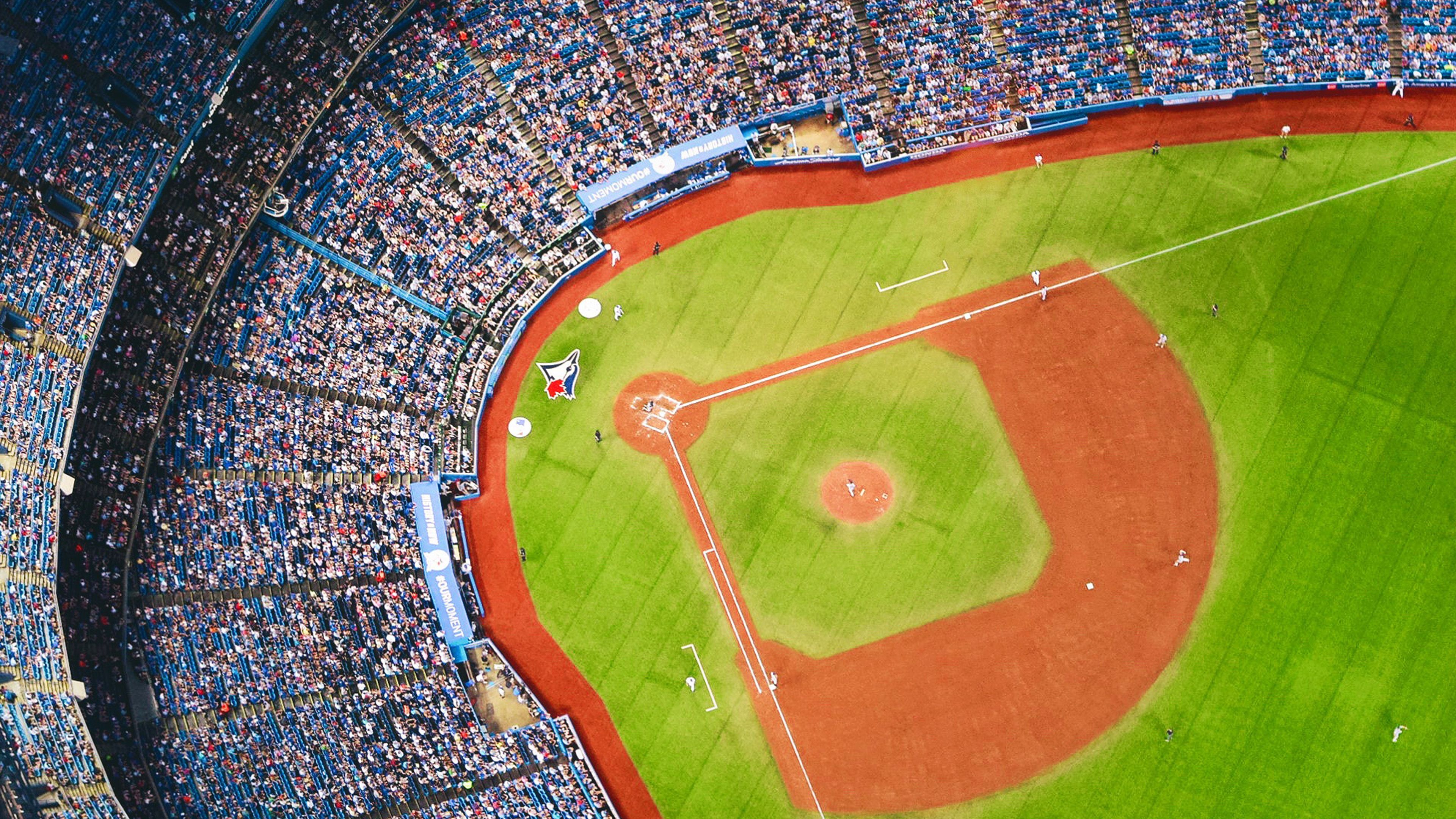 Stadio di baseball vista aerea, 3840x2160 4K Ultra HD, Monitor 4K