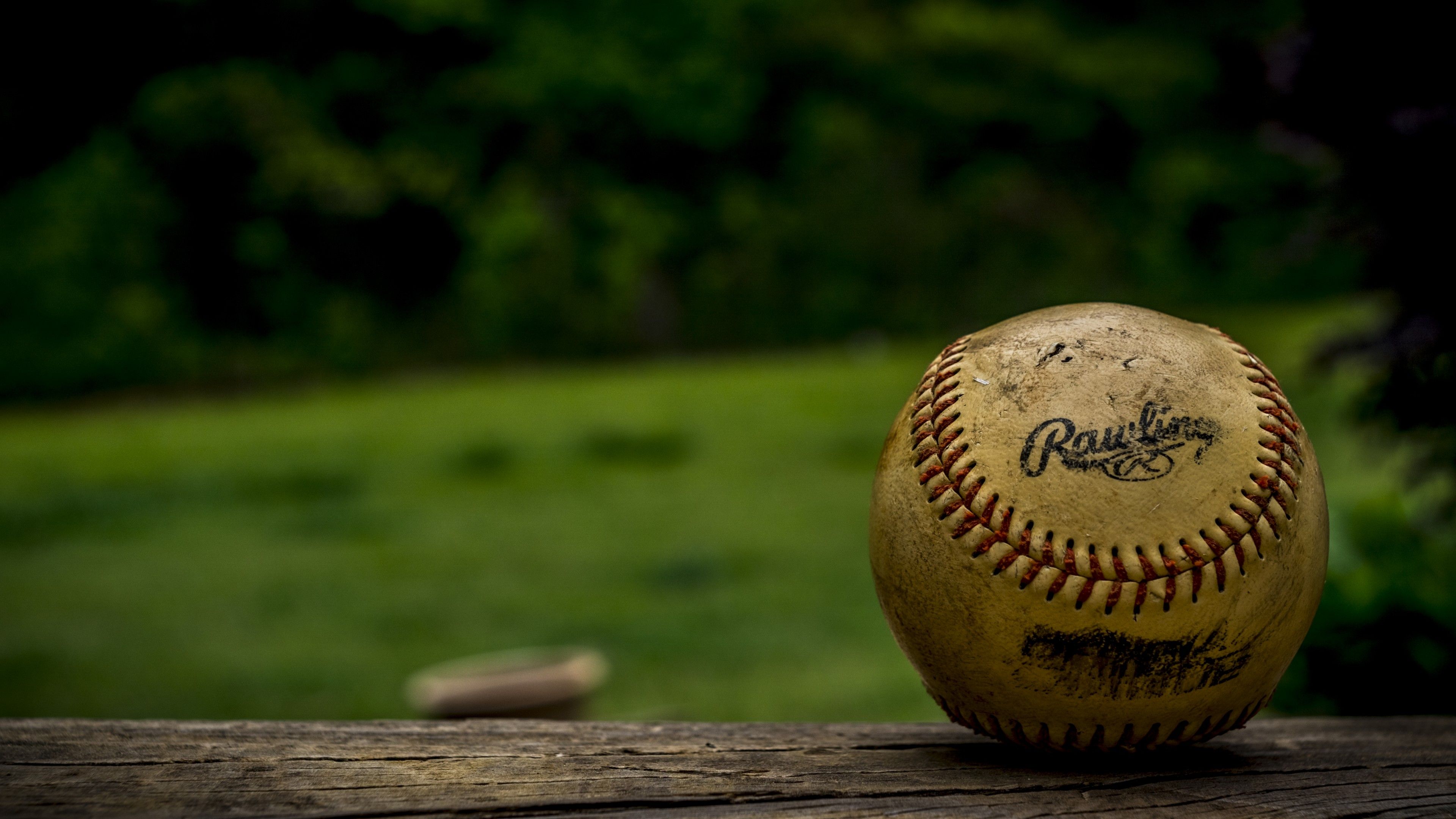 Palla da baseball Rawlings vintage, 3840x2160 4K, Desktop 4K