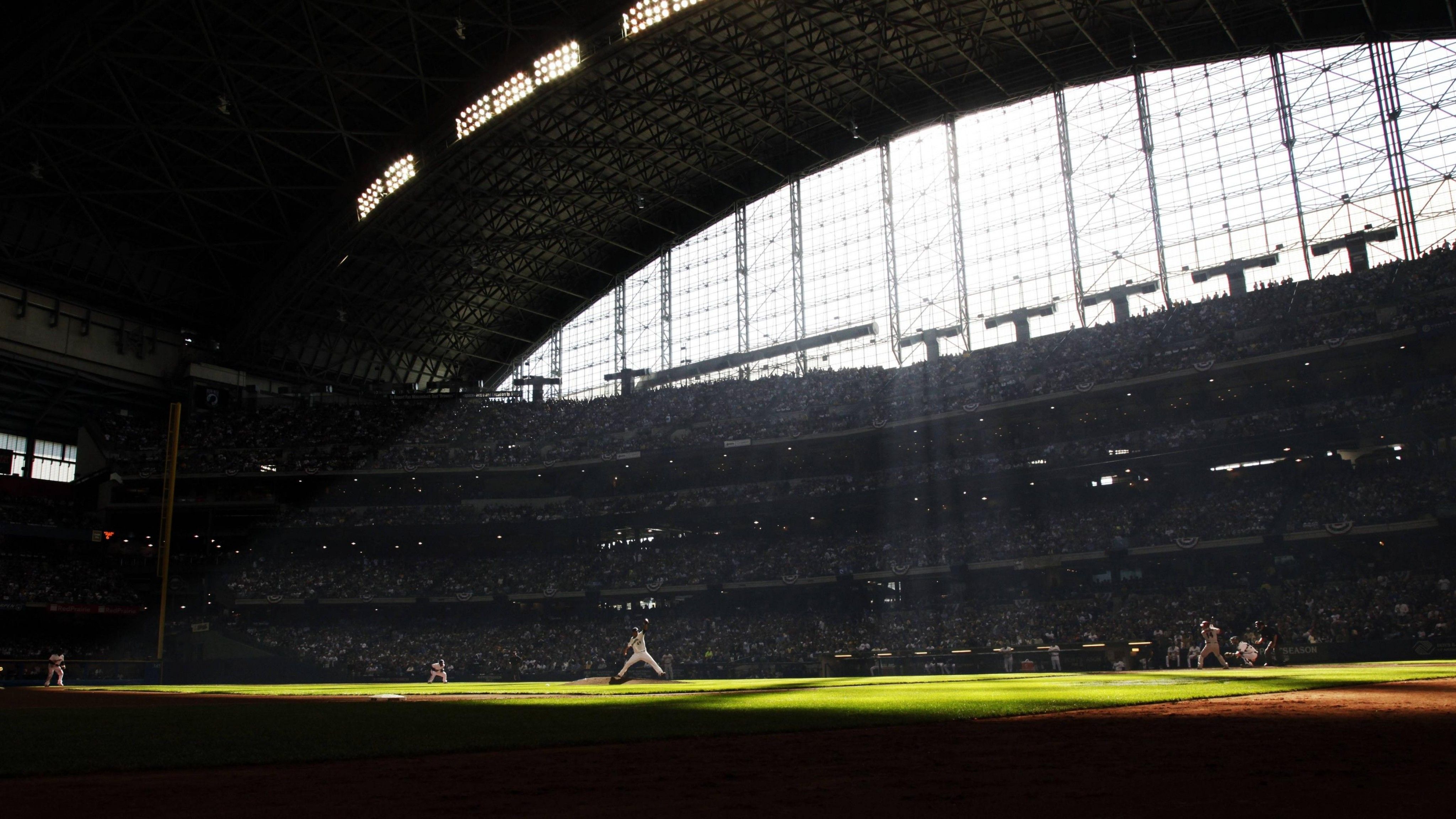 Stadio baseball con tetto retrattile, 4096x2304 4K, Desktop 4K