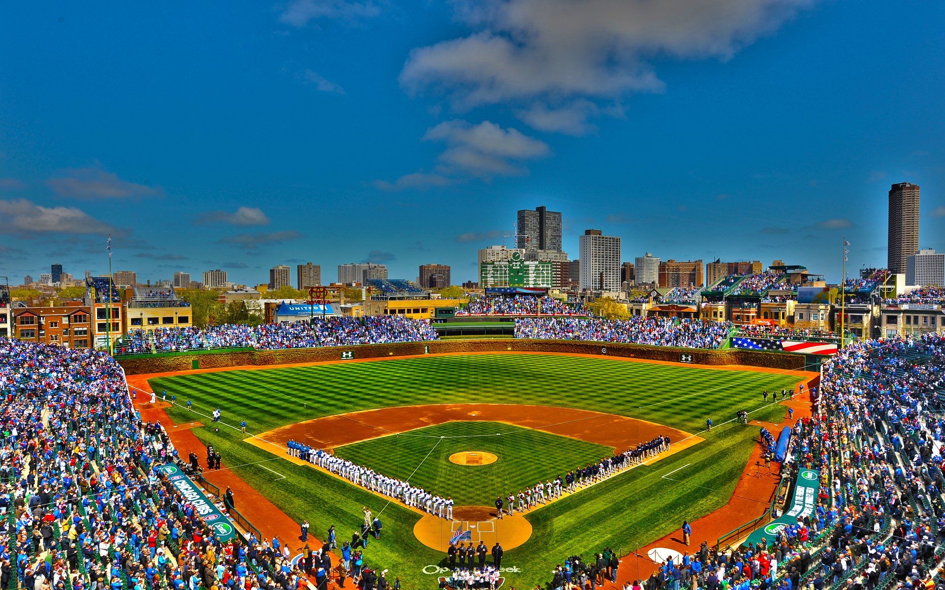 Stadio di baseball città, 1920x1200 WUXGA, Desktop