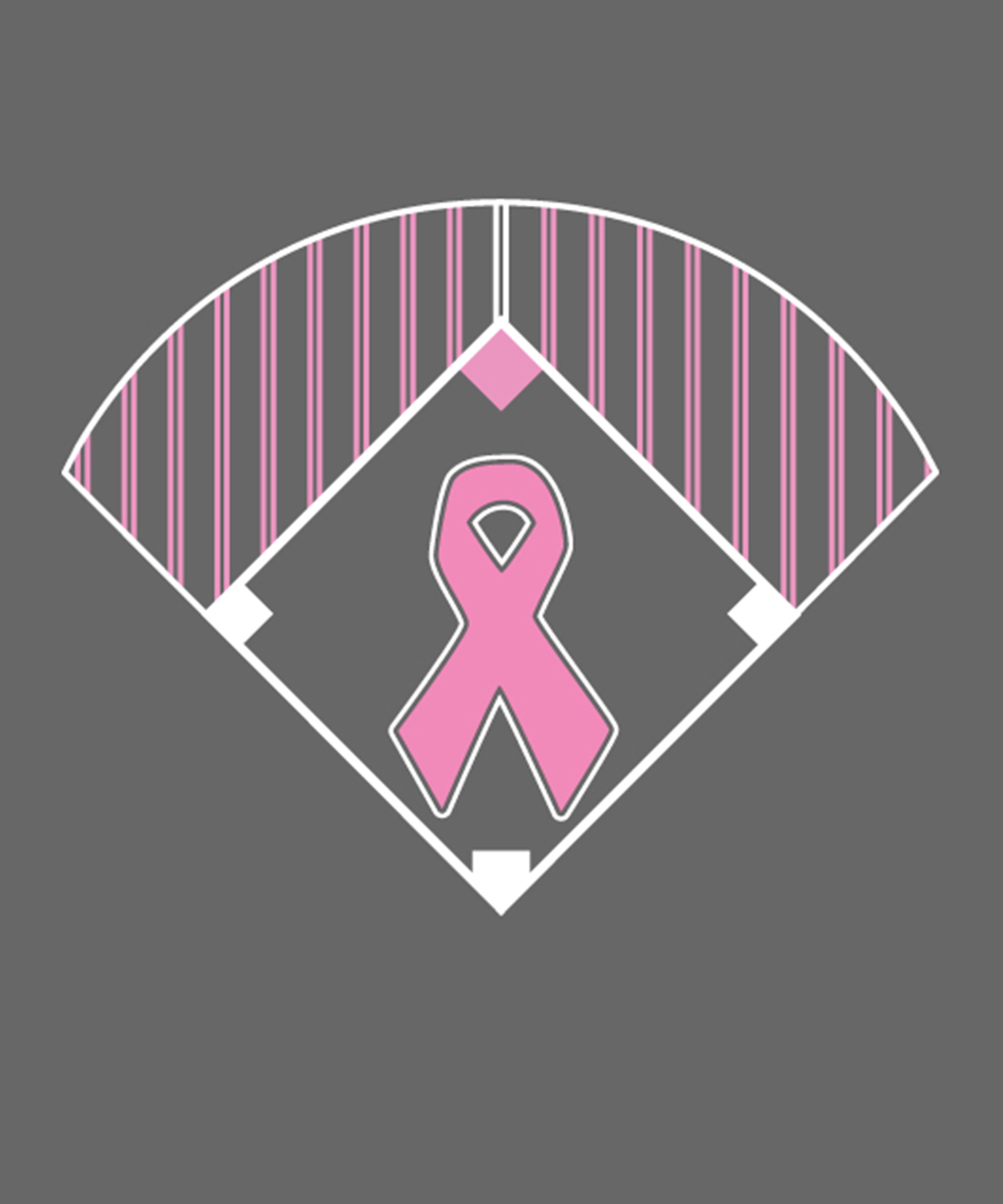 Campo baseball nastro rosa, 3750x4500 Full HD Verticale, Smartphone