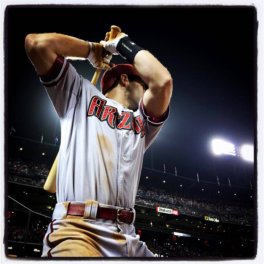 Giocatore baseball Diamondbacks notturno, 920x920 HD, PC Desktop