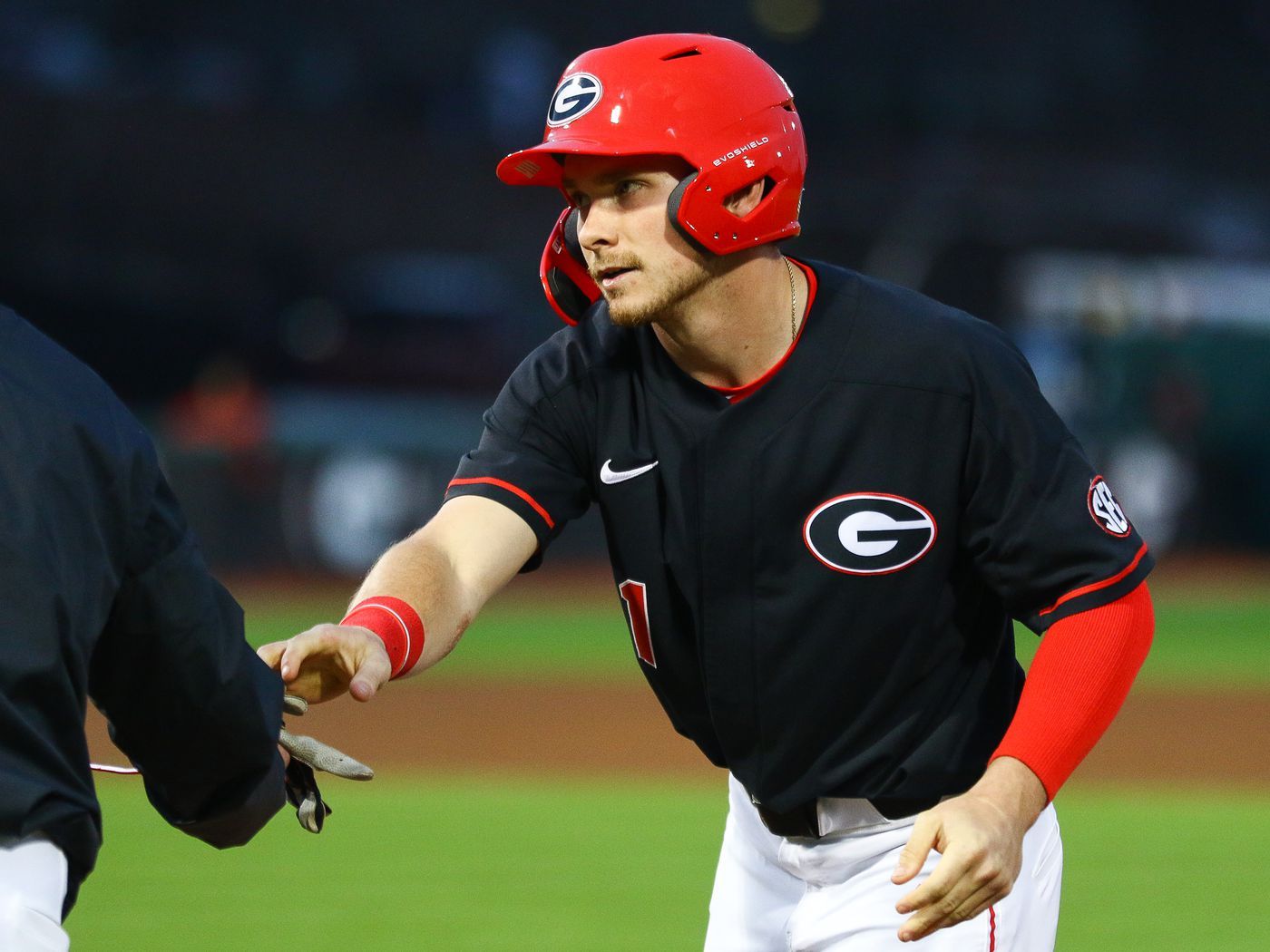 Giocatore baseball Georgia Bulldogs, 1400x1050 720p, Laptop